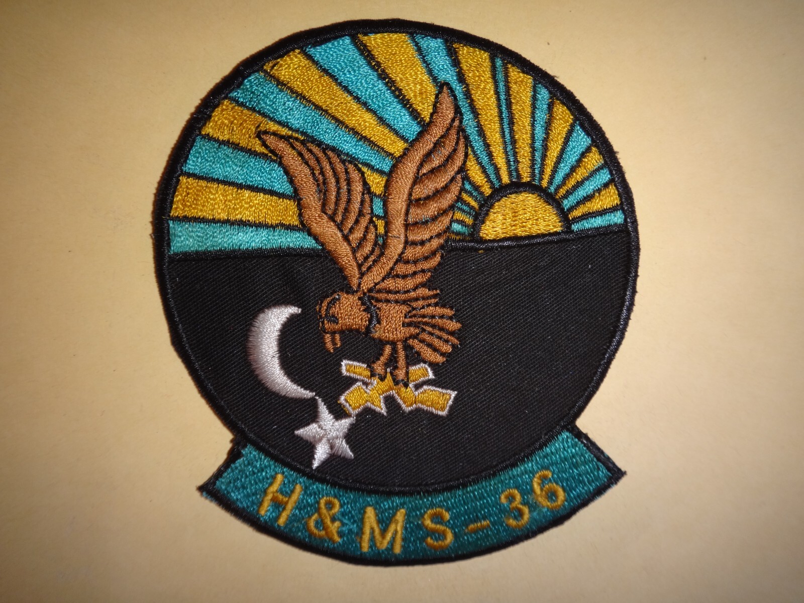 Vietnam War USMC Marine H&MS-36 Team Patch