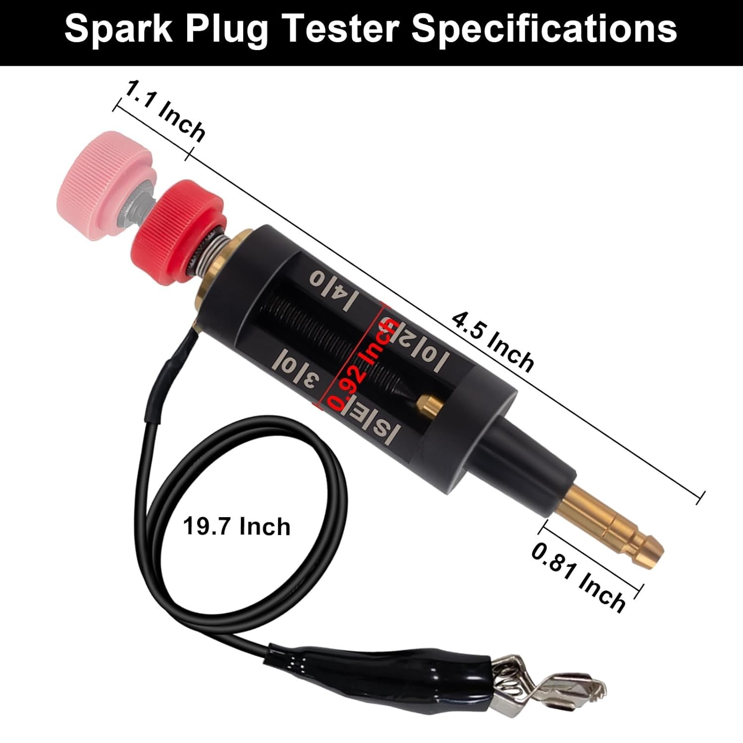 Spark Plug Tester, Adjustable Ignition Coil Tester System, Coil Pack Tester, ...