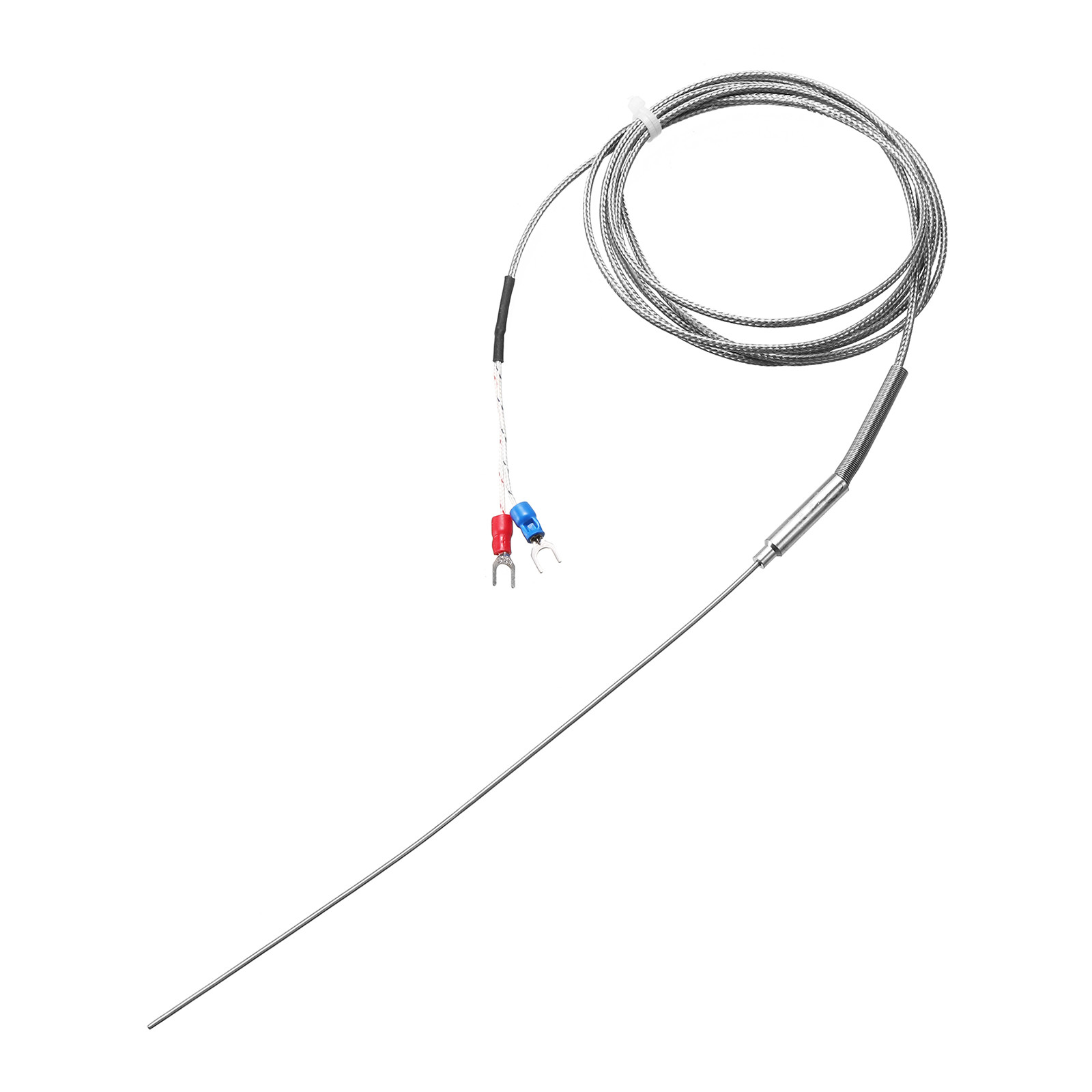 K Type Thermocouple Temperature Sensor Probe 1.5x200mm 6.6ft Wire