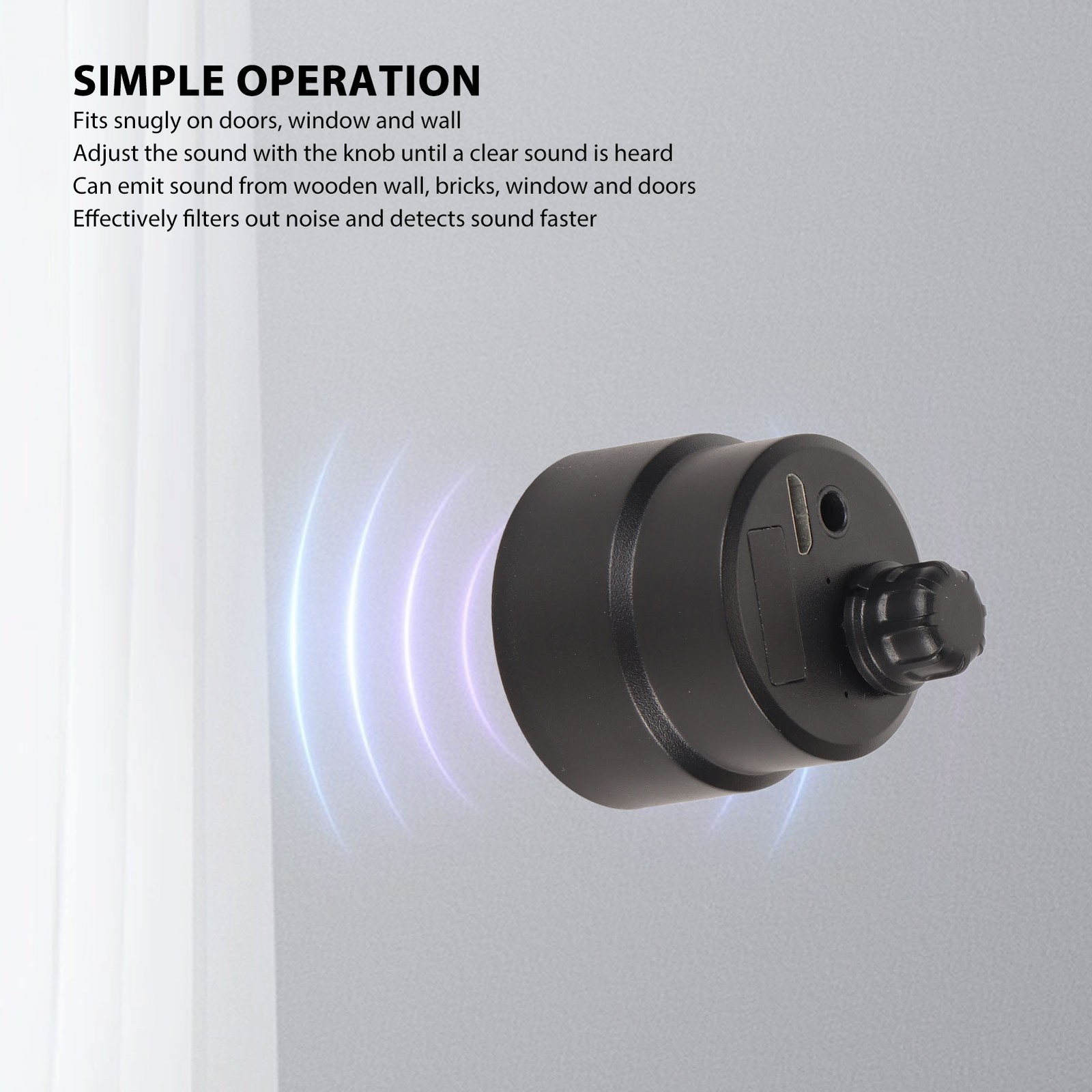 13000X Strong Penetration Through Wall Microphone Amplifier For Detecting Heatin