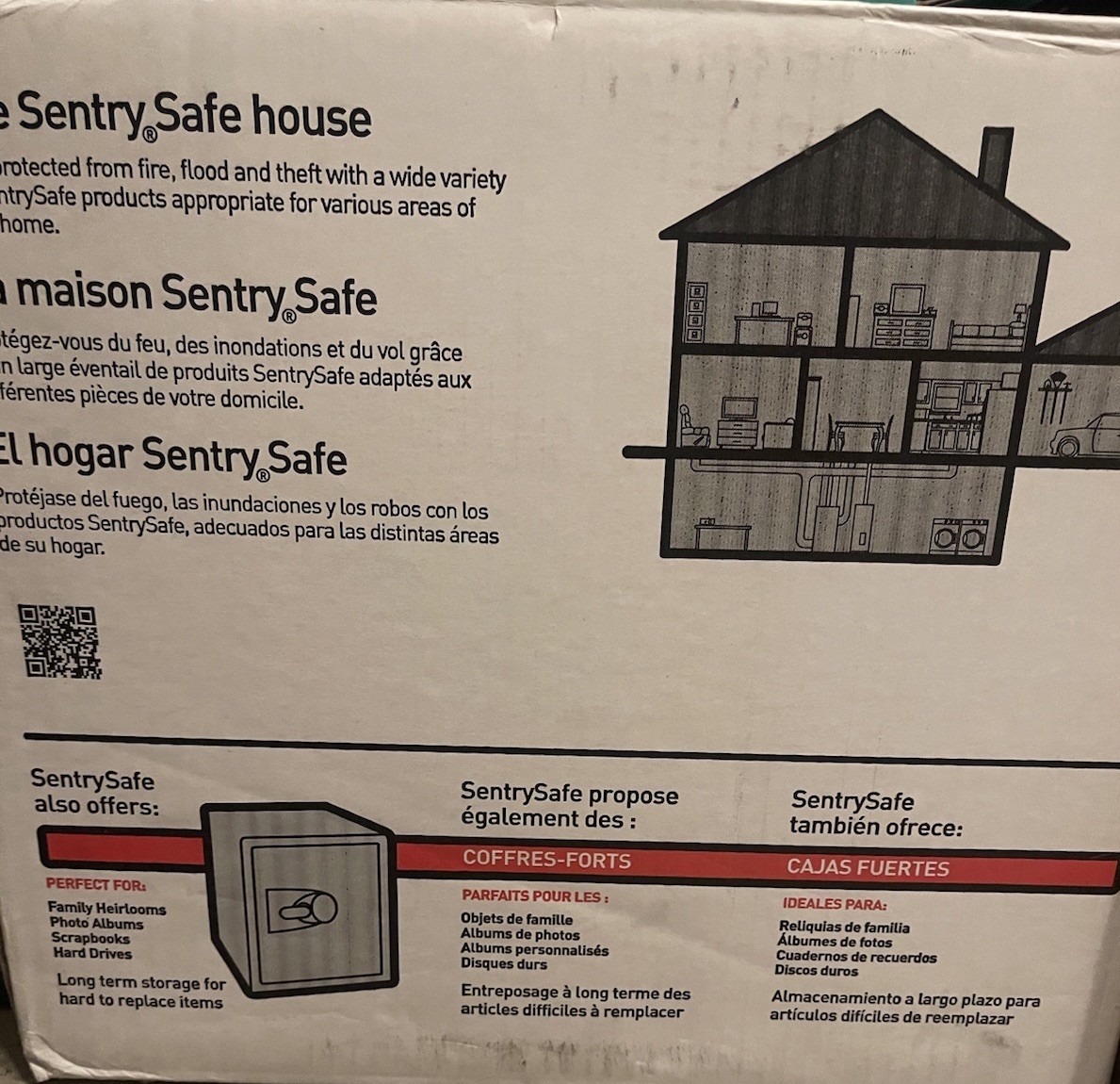 SentrySafe FHW40200 Fireproof Waterproof Safe, Key Lock, Built-in Handles