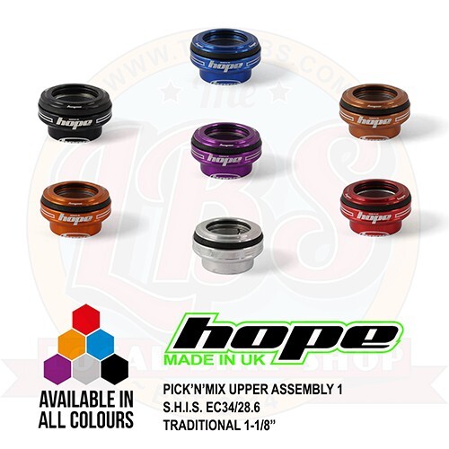 Hope Pick'n'Mix Headset Upper Assembly 1 S.H.I.S. EC34/28.6 1-1/8" Traditional
