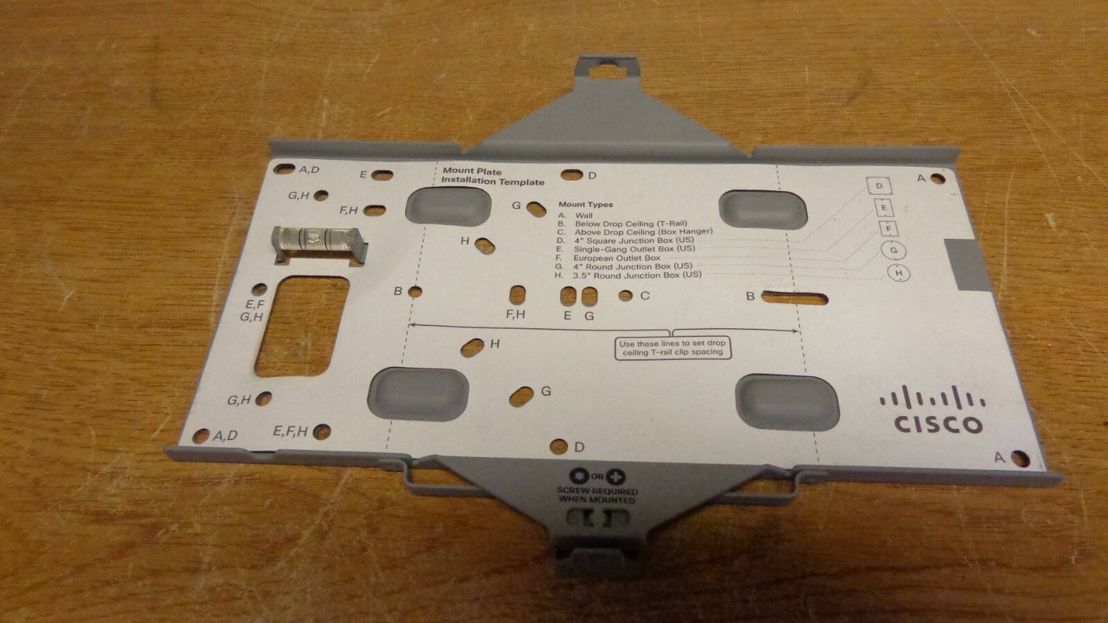 Cisco Meraki AP MR32 MR34 MR42 Mounting Plate