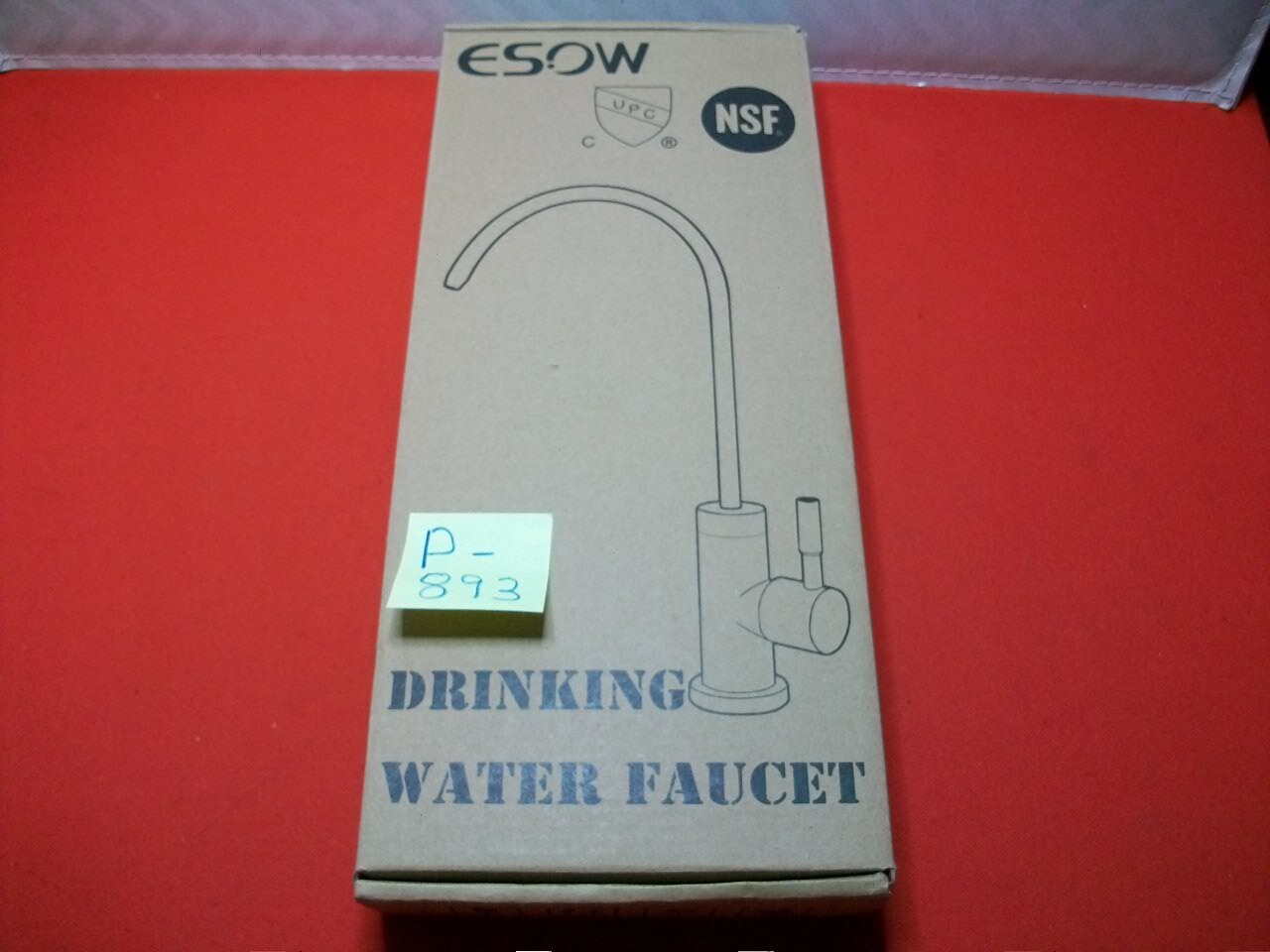 BRAND NEW ESOW DRINKING WATER FAUCET BRUSHED NICKEL FINISH #SUS304 TYPE F100 NIP