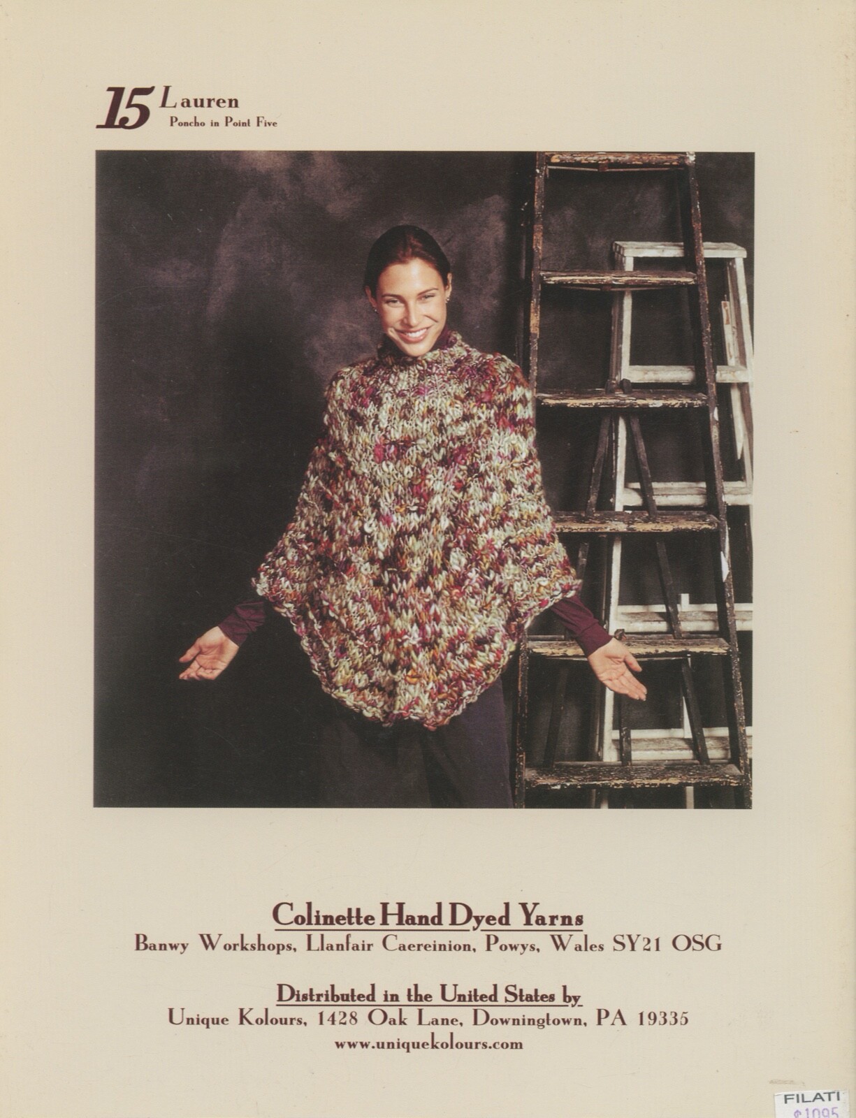 COLINETTE Knitting Pattern Book - Art to Wear - 15 Designs