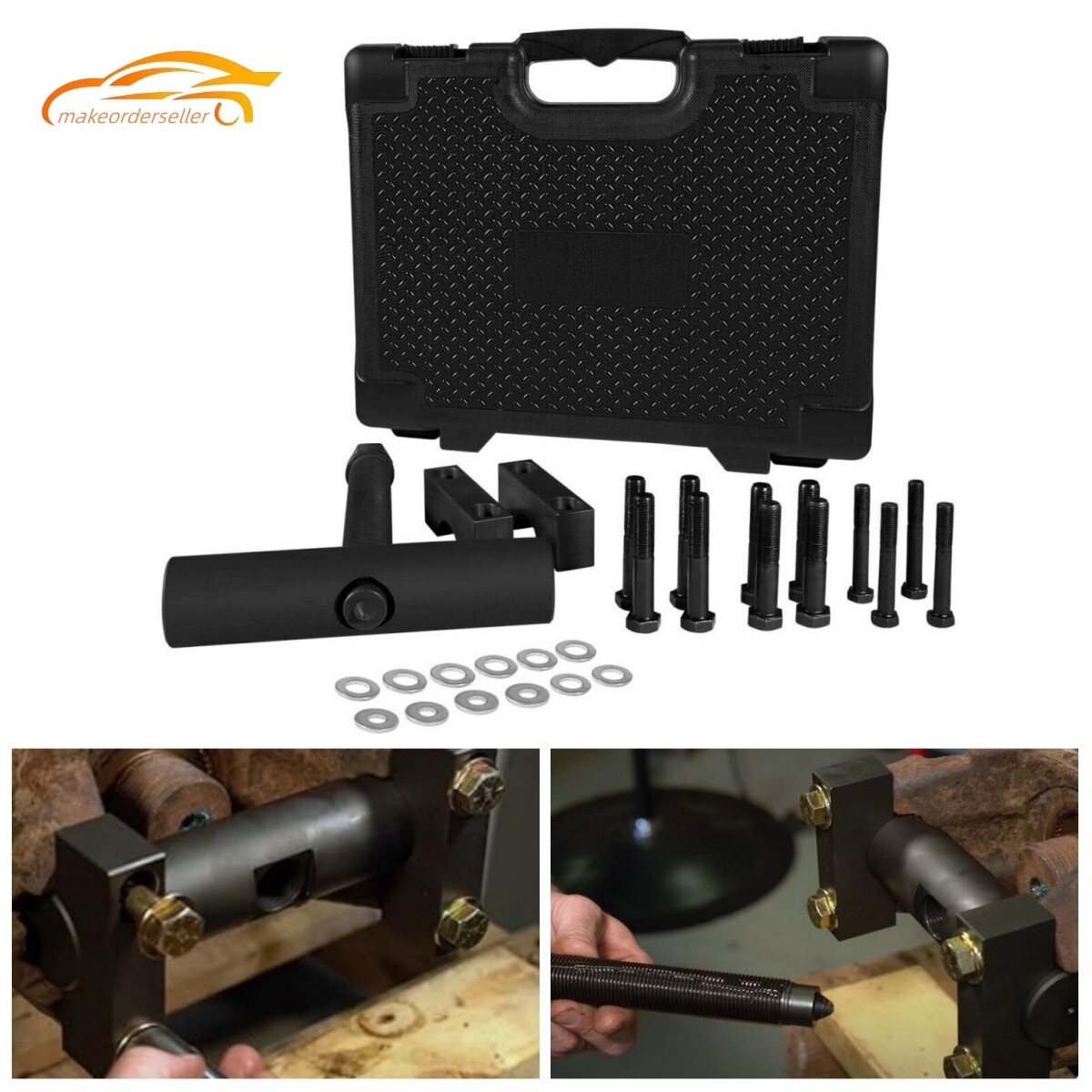 10803 Heavy-Duty Yoke Puller Semi Truck Yoke Remover Tool Kit For Meritor Volvo
