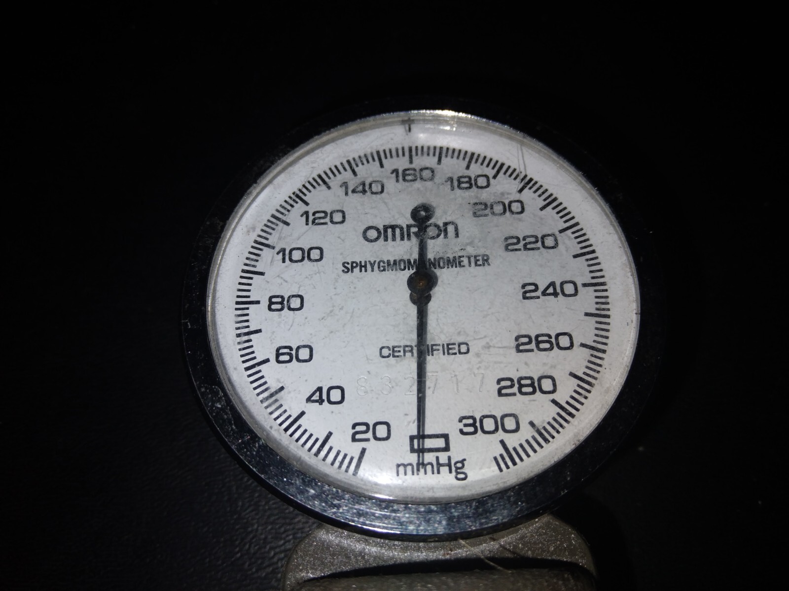 Omron Sphygmomanometer Gauge Only Certified 832717 Vintage