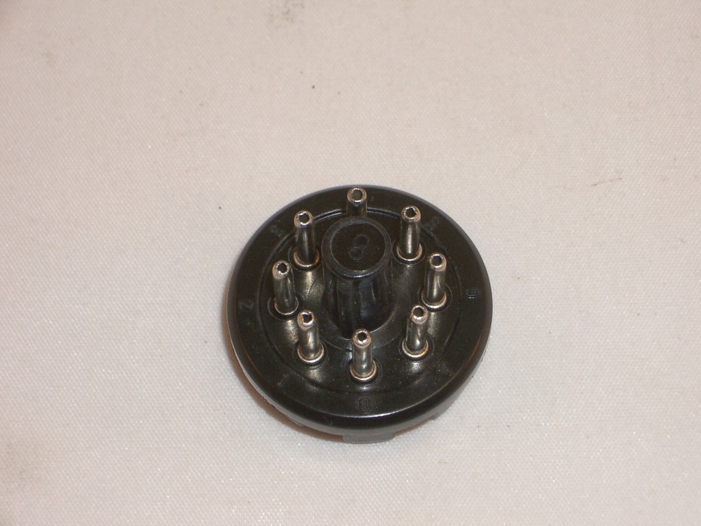 CED P-SP8-500 AMPHENOL 86-CP8 COMPATIBLE 8 PIN OCTAL PLUG FOR HEATHKIT YAESU