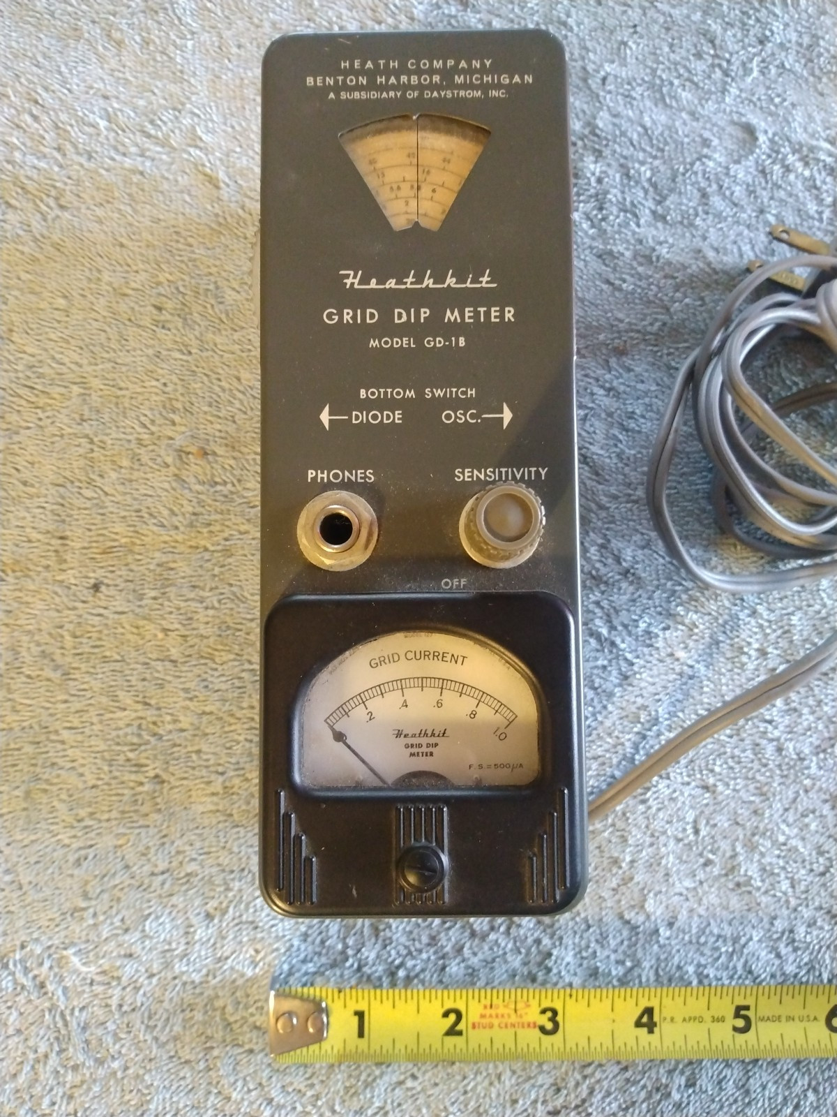 Heath Company Grid Dip Meter Model GD-18