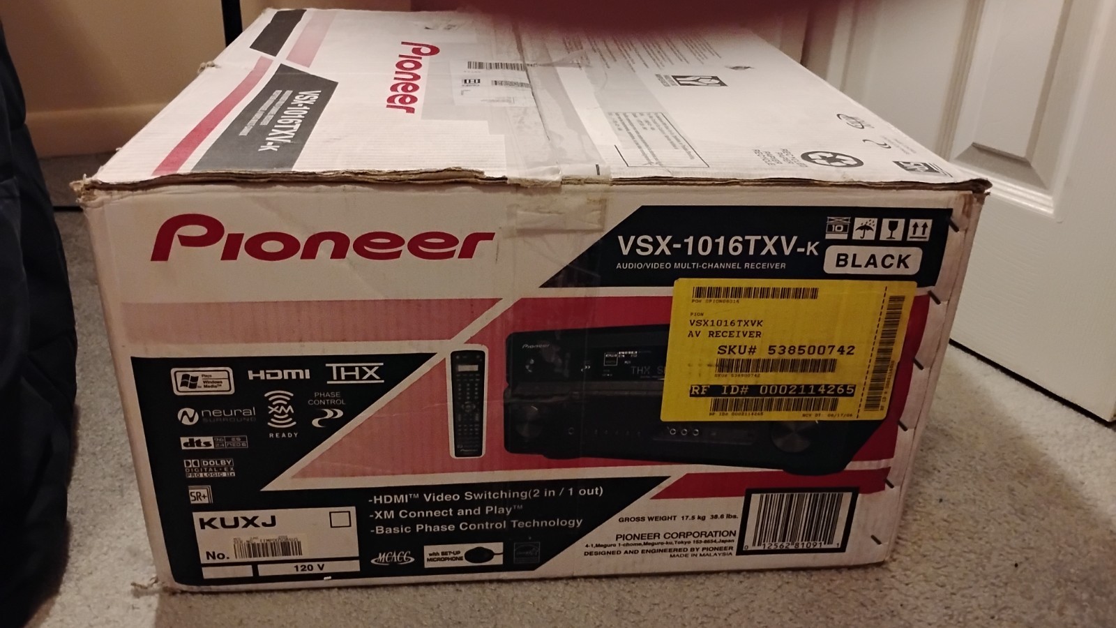 Pioneer VSX-1016TXV-K (Open Box)