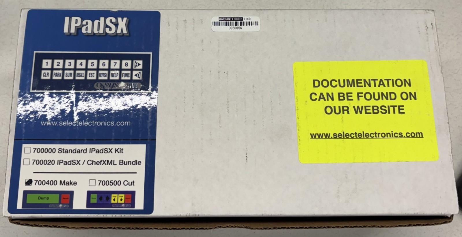 *NEW* Oasys Select Electronics iPad iPadSX Kitchen Controller Bump Bar 700400