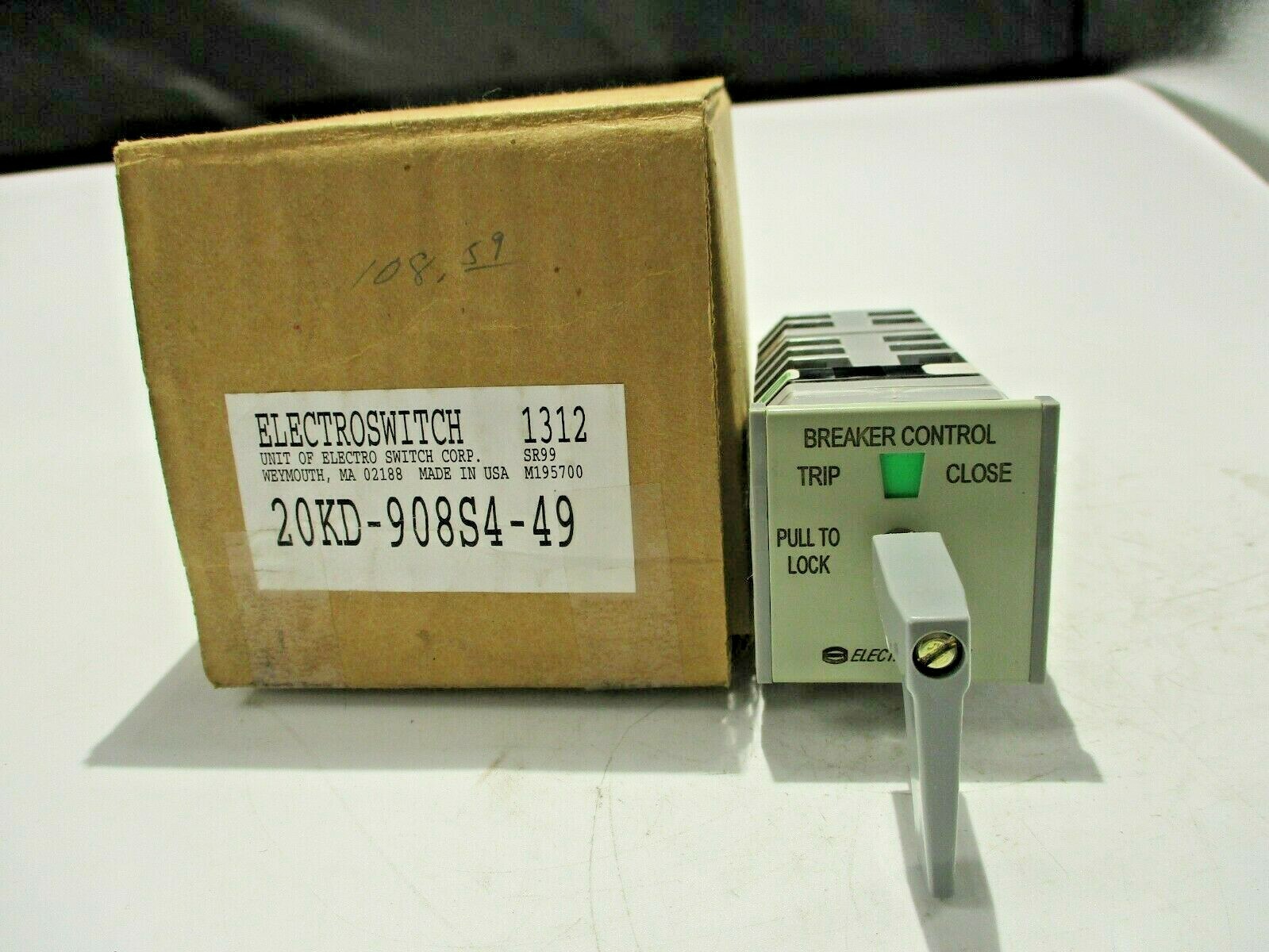 NEW ELECTROSWITCH 20KD-908S4-49 ROTARY SWITCH