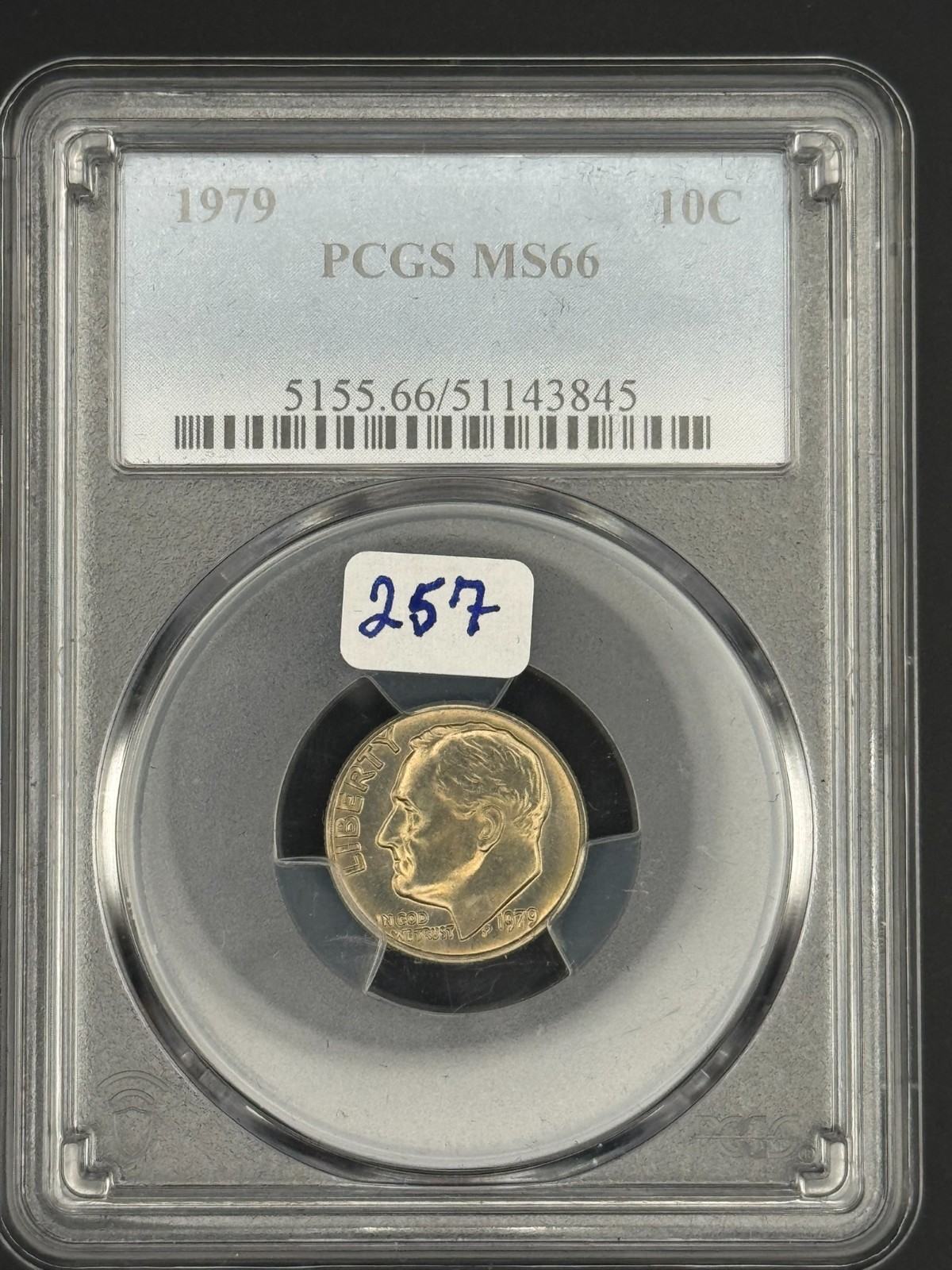 1979 10C PCGS MS 66 (257)