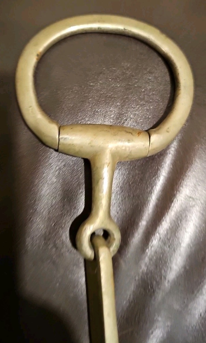 Dr. Bristol Used Egg Butt Snaffle. 4 3/4" Mouth English Bit