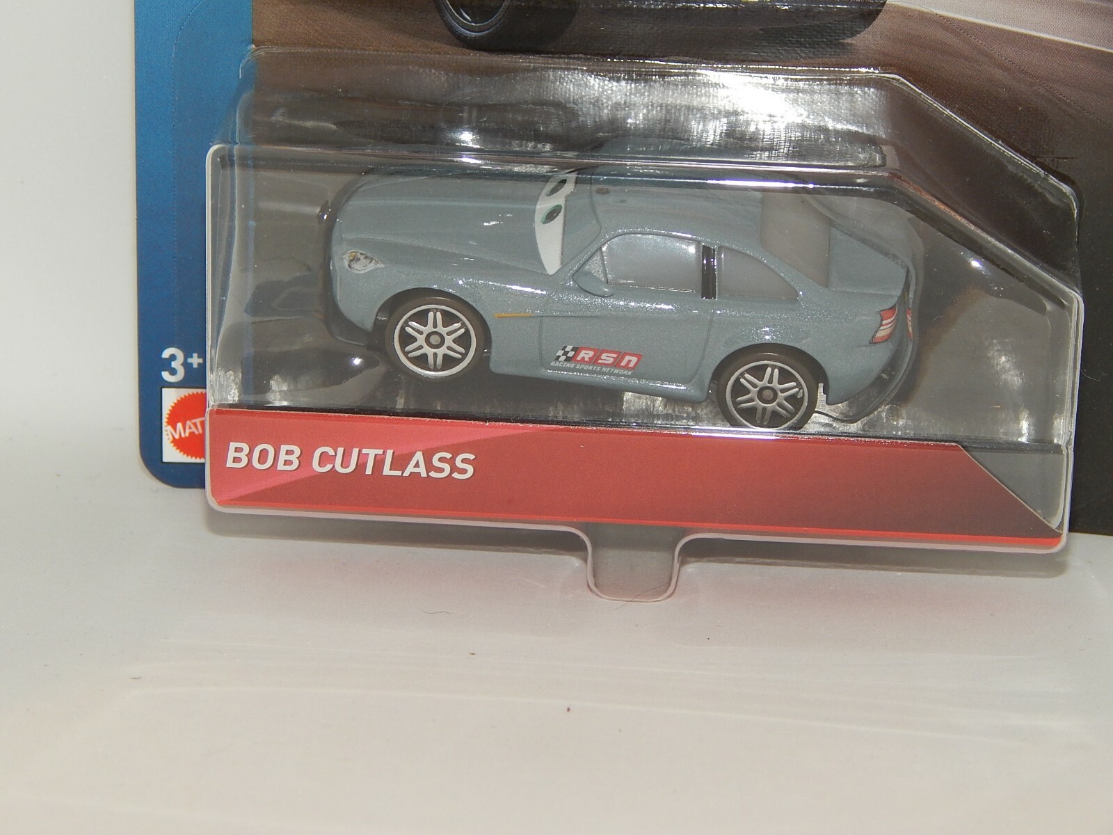 mattel disney pixar cars bob cutlass rsn announcer