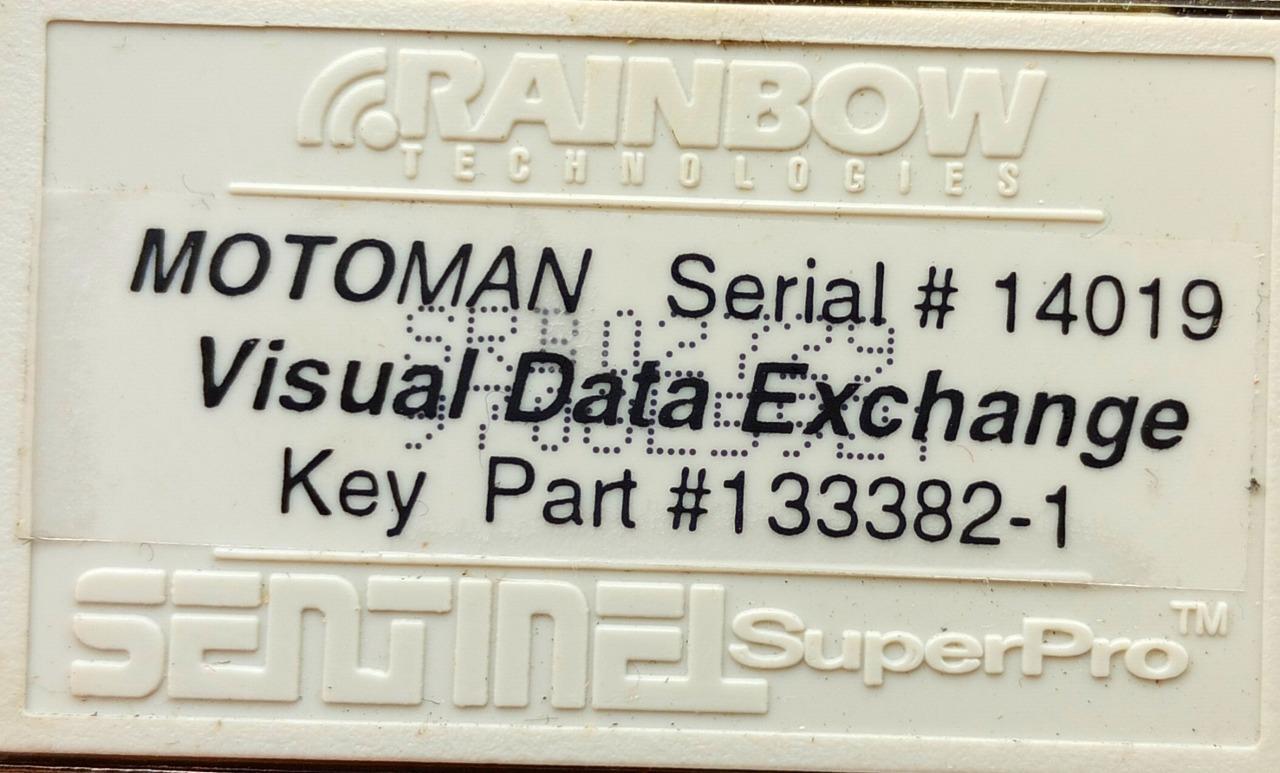 Rainbow Technologies Sentinel SuperPro SRB02729 Visual Data Exchange Key
