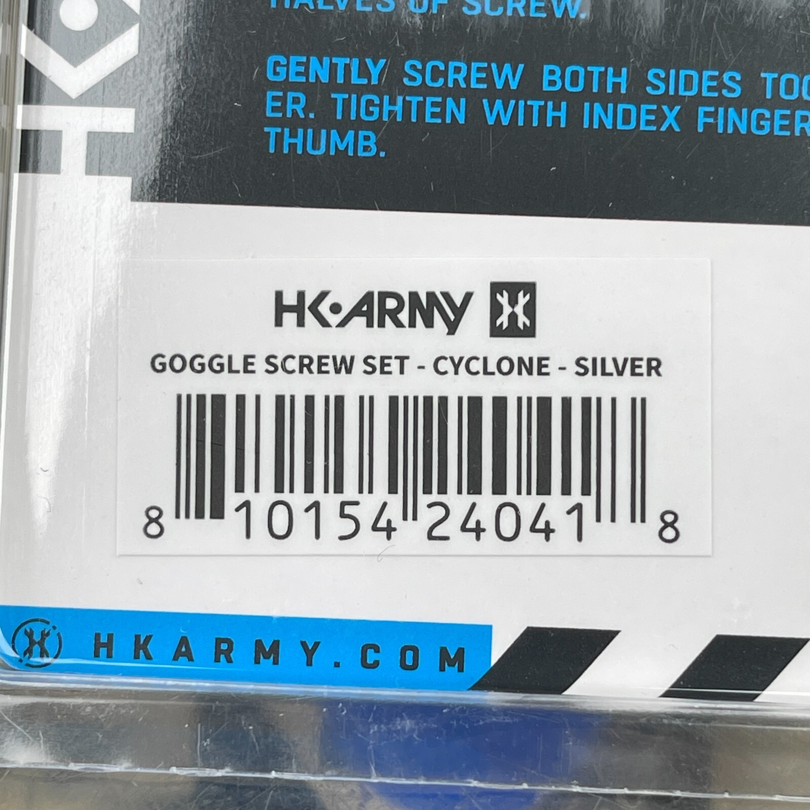 NEW HK Army KLR/Proflex Goggle Screw Set - Cyclone - Silver