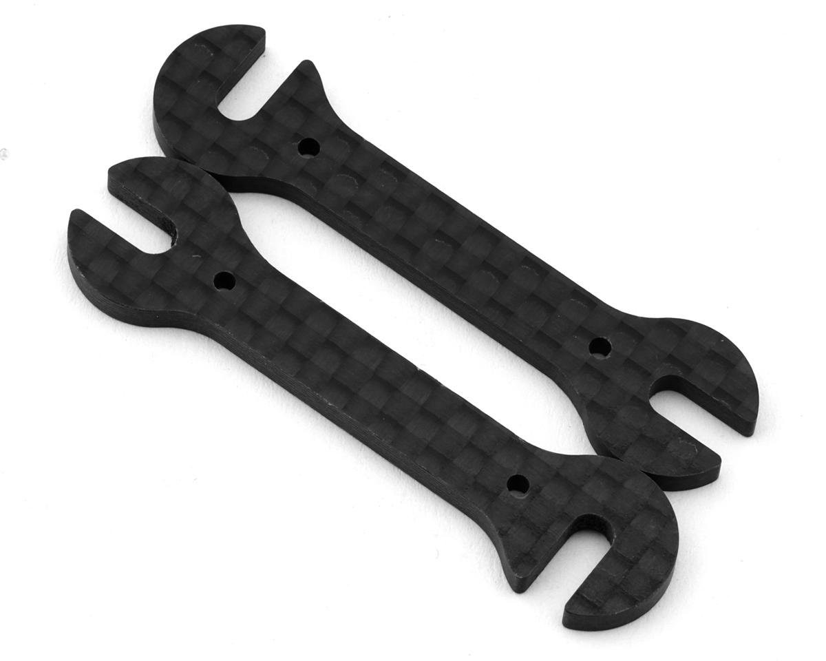 XRay 372296 - X10 Carbon Ride Height Shim, 2.5mm (2)