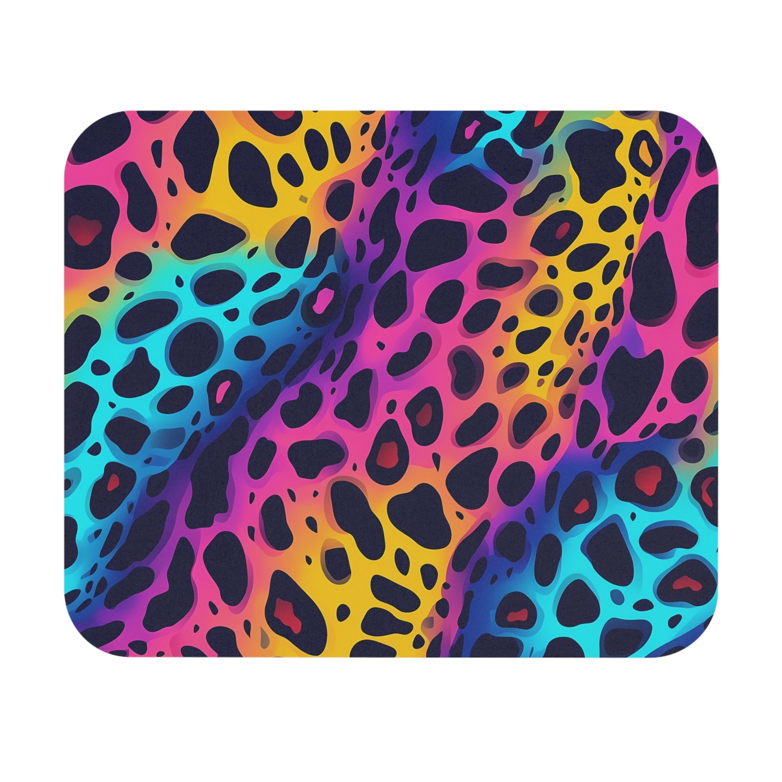 Colorful Mouse Pad Leopard Print - Vibrant & Fun, Great Gift All Ages 9x8