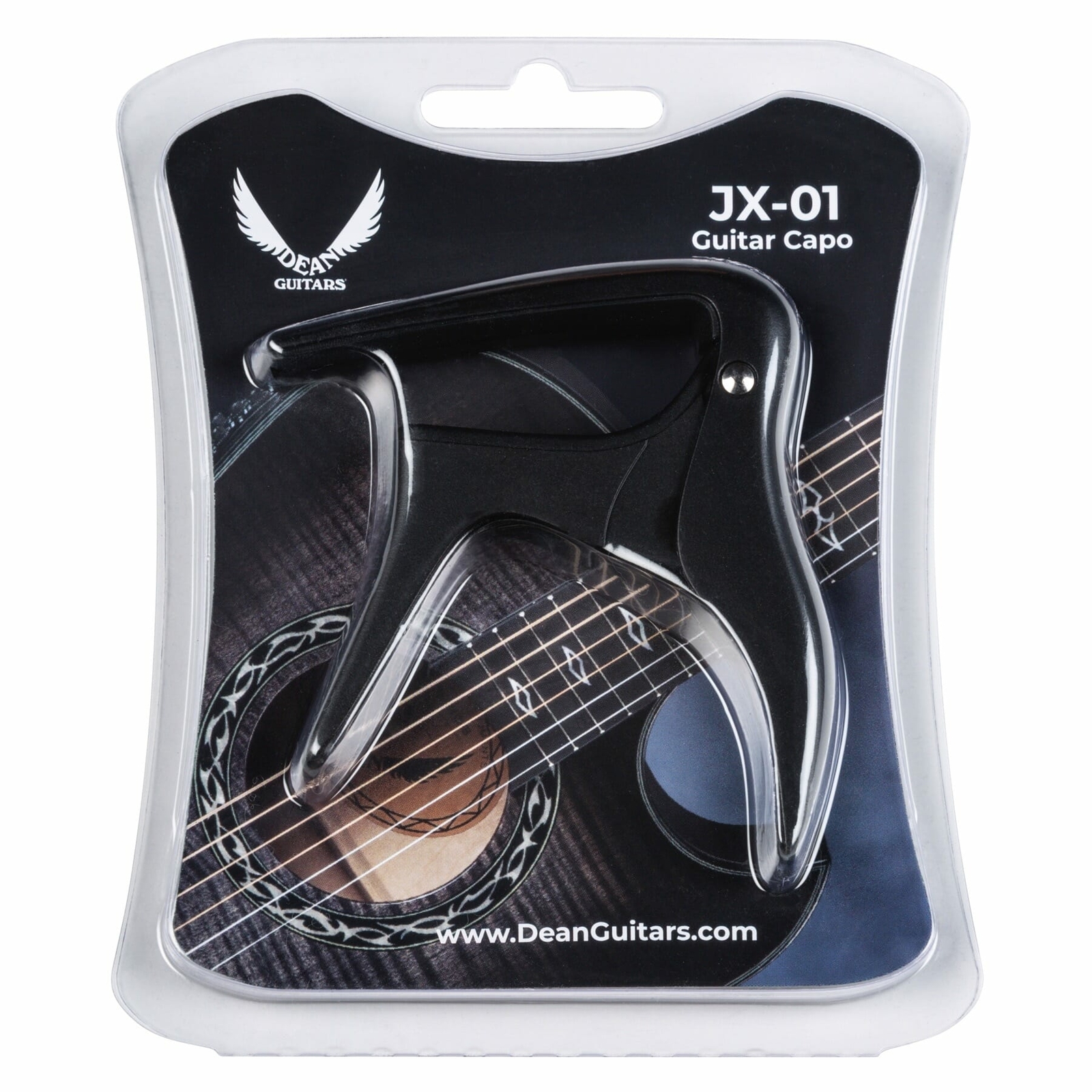 Dean Acoustic Guitar Capo, JX-01 Black