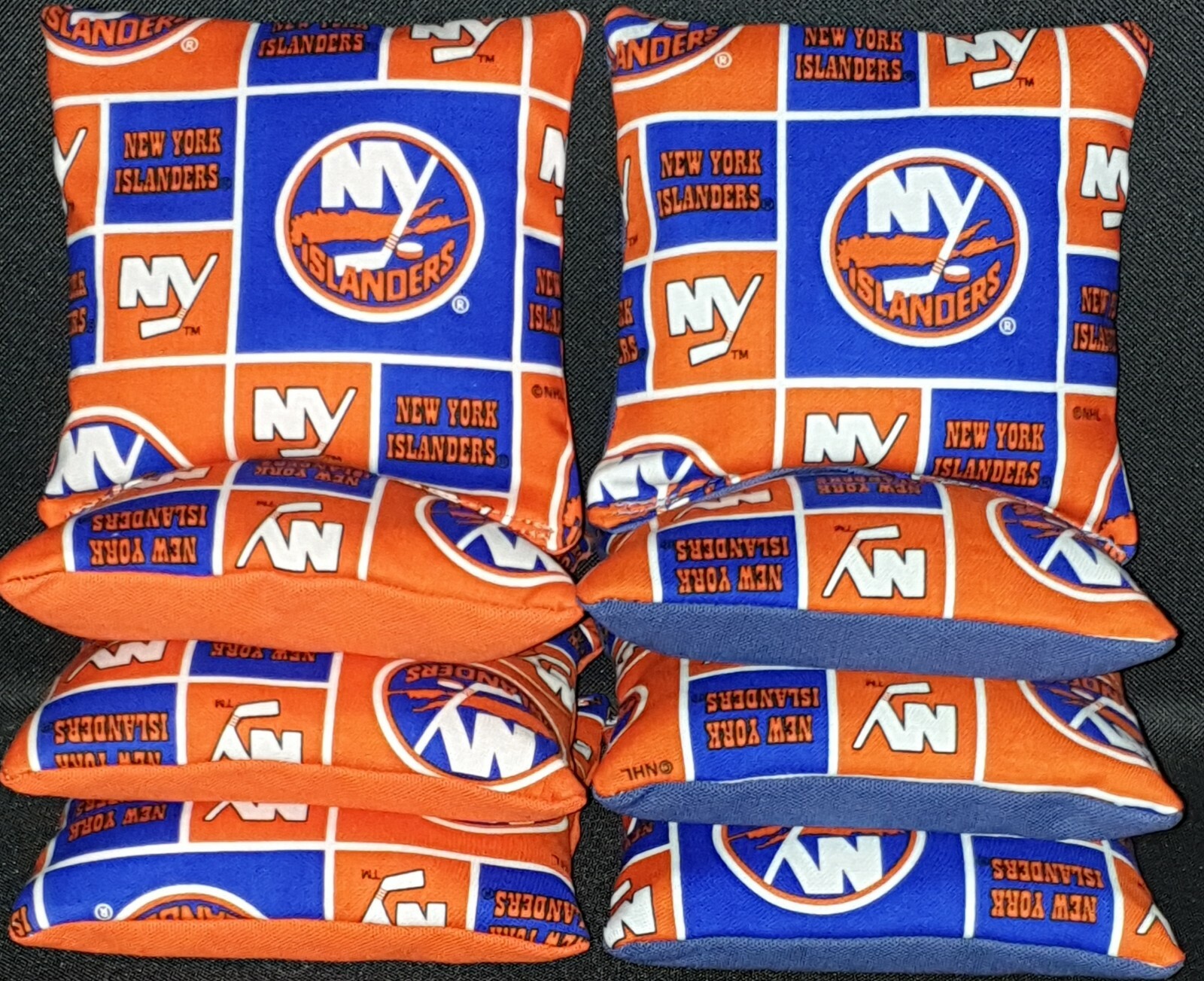 Set of 8 New  York Islanders Cornhole Bags ***FREE SHIPPING***