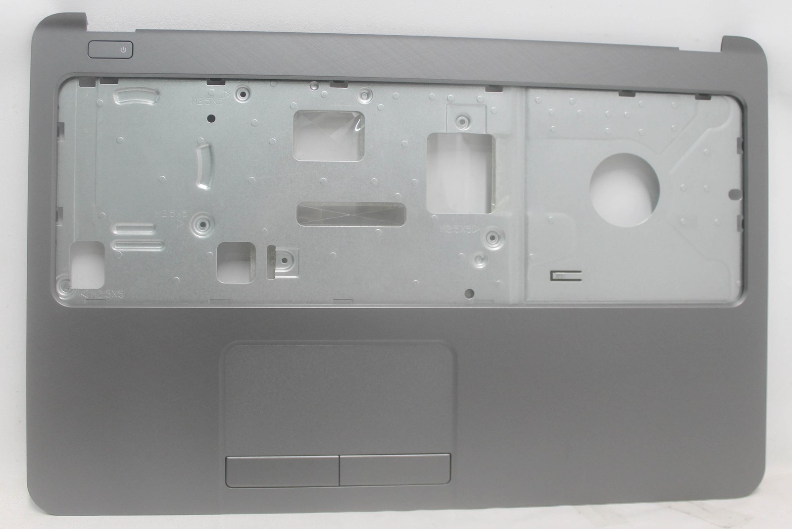 760961-001 HP PALMREST TOP COVER W/TOUCHPAD STONE SILVER 15-G "GRADE A"