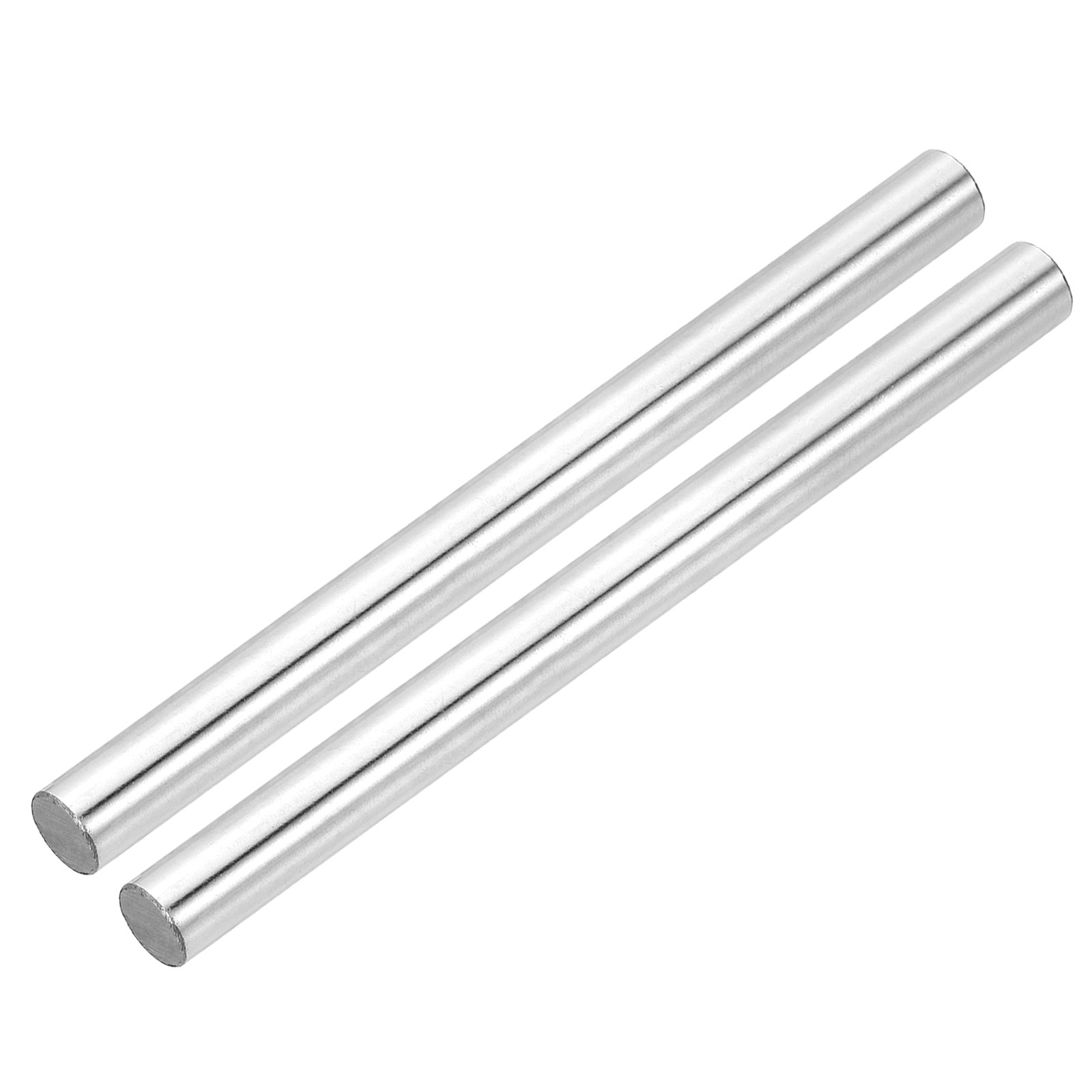 2 Pack Linear Motion Rods 8mmx100mm (0.31x3.94 Inch) HRC50 Hardened Round Guide