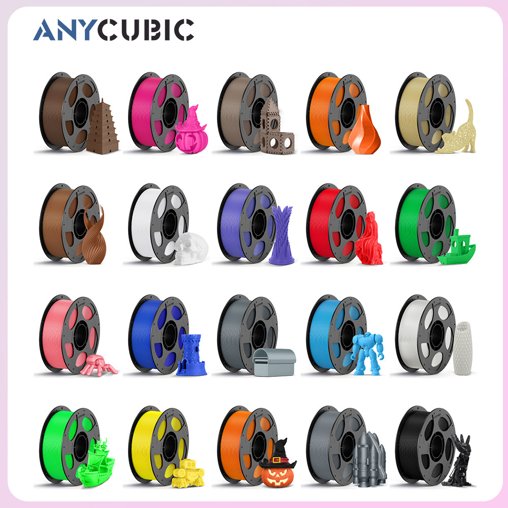 【BUY 10 PAY 6】ANYCUBIC PLA/ PETG/ Silk/ Matte/ ASA/ ABS 3D Filament 1.75mm Lot