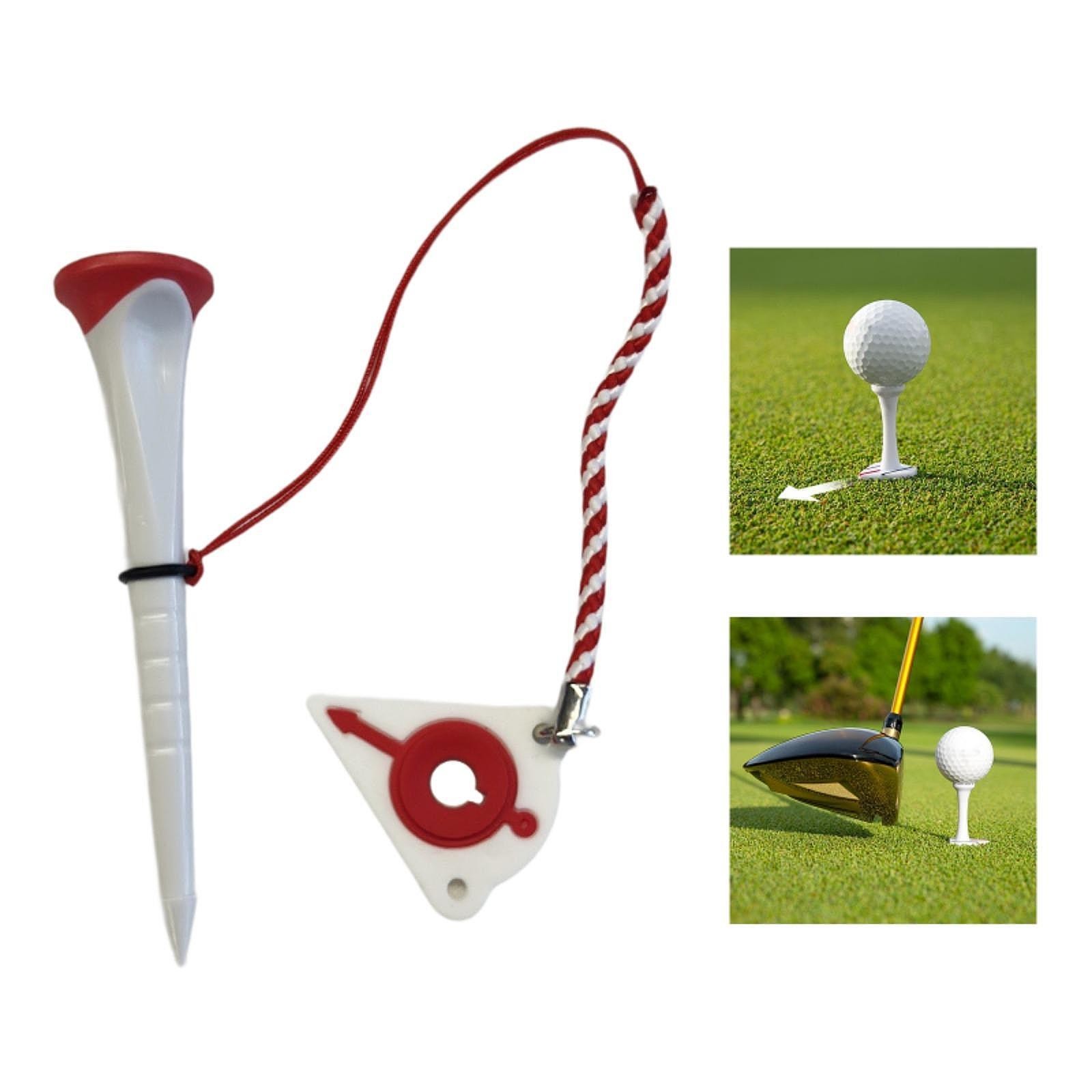 Golf Equipment Golf Mat Tees Flexible Stable Portable Height Adjustable for
