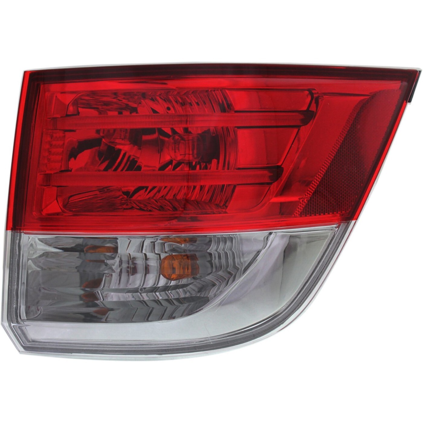 LED Tail Light Set For 2014-2016 Honda Odyssey Outer Clear/Red w/ Bulbs 2Pcs
