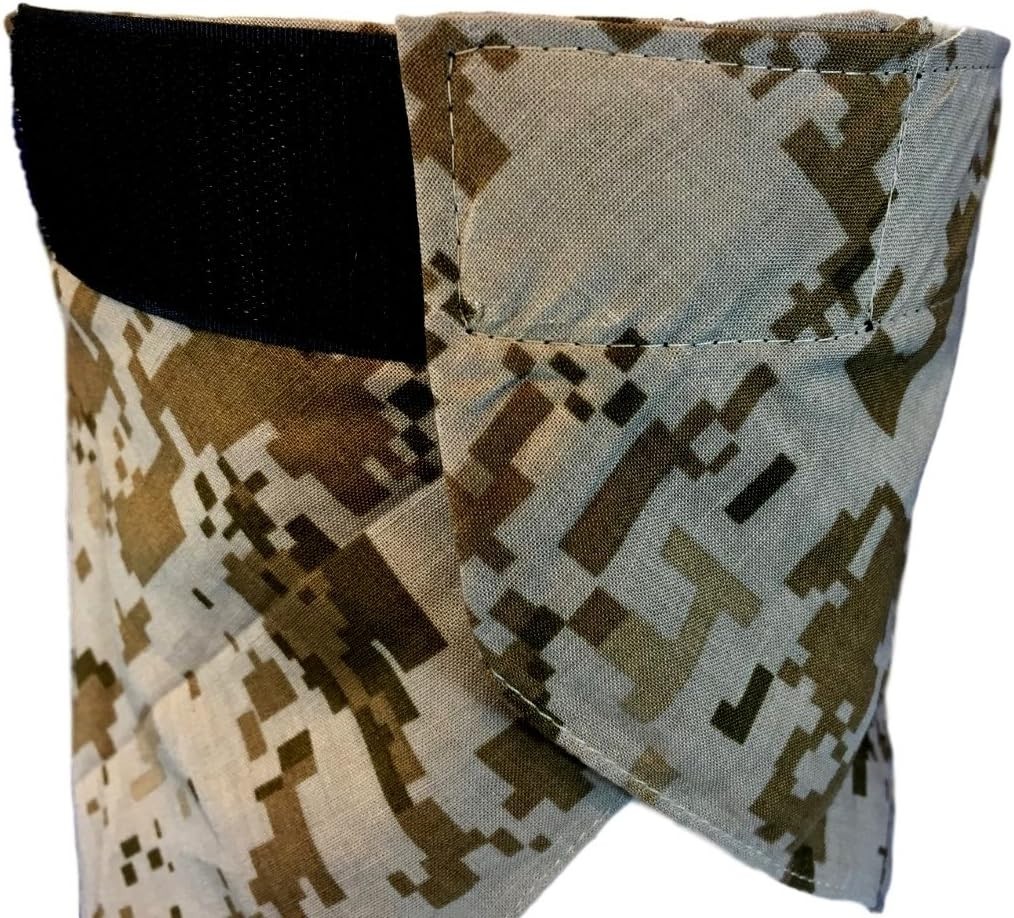 BROWN DIGITAL ACU DESERT CAMO Bandana Scarf Face SKULL Mask VELCRO®Brand CLOSE