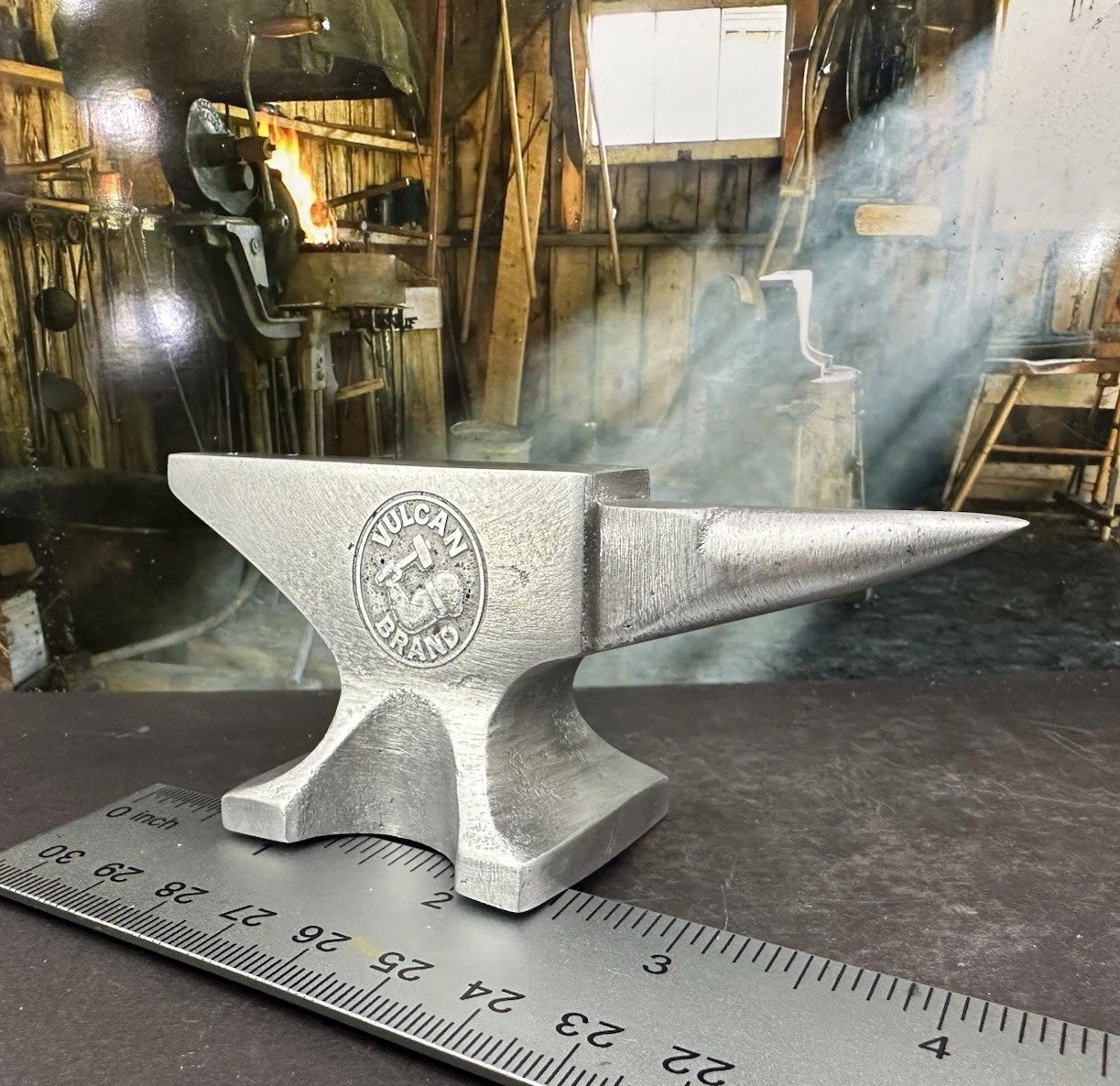 Tribute Mini Aluminum Anvil Vulcan Brand Arm & Hammer Illinois Iron & Bolt Co
