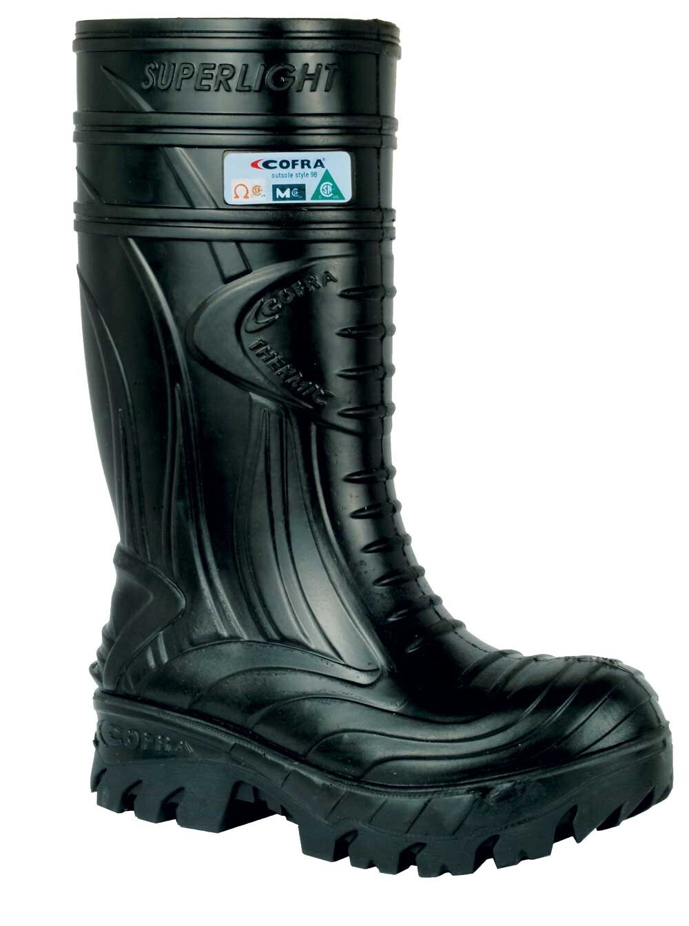 New Men's COFRA THERMIC 11 black safety boots w/metguard USA/CAN safety standard