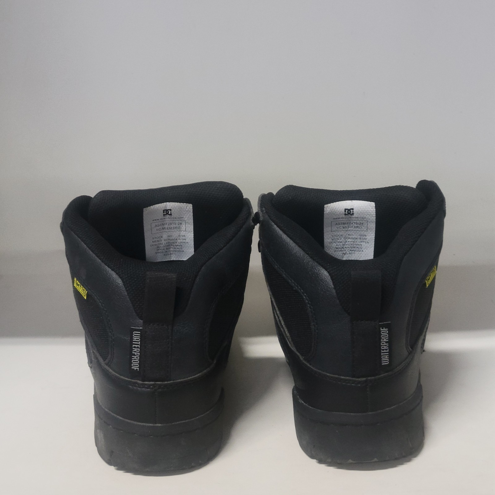 DC Pure Comp Toe Work Shoe Black Mens Size 9.5M