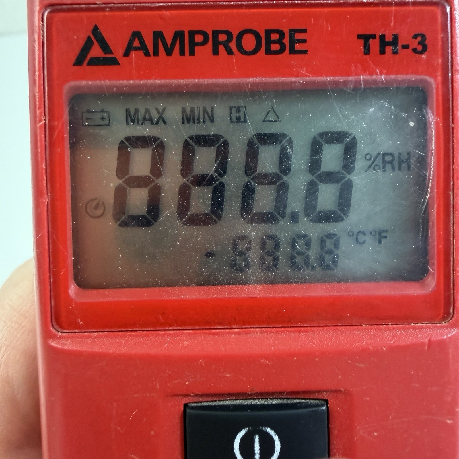 Amprobe TH-3 Relative Humidity Temperature Meter Used