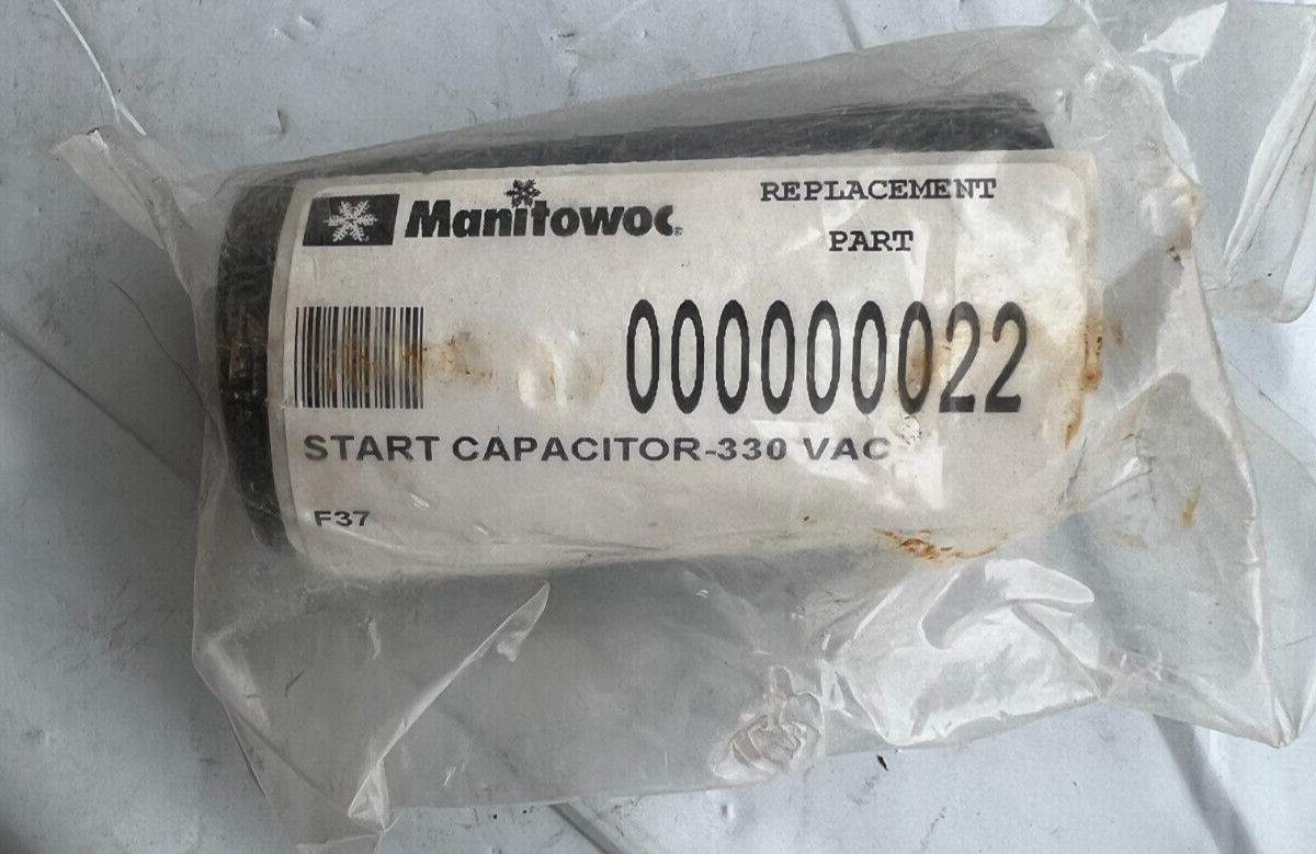 Manitowoc Part #000000022 Start Capacitor, 72-88 MFD-330 Vac OEM New old stock