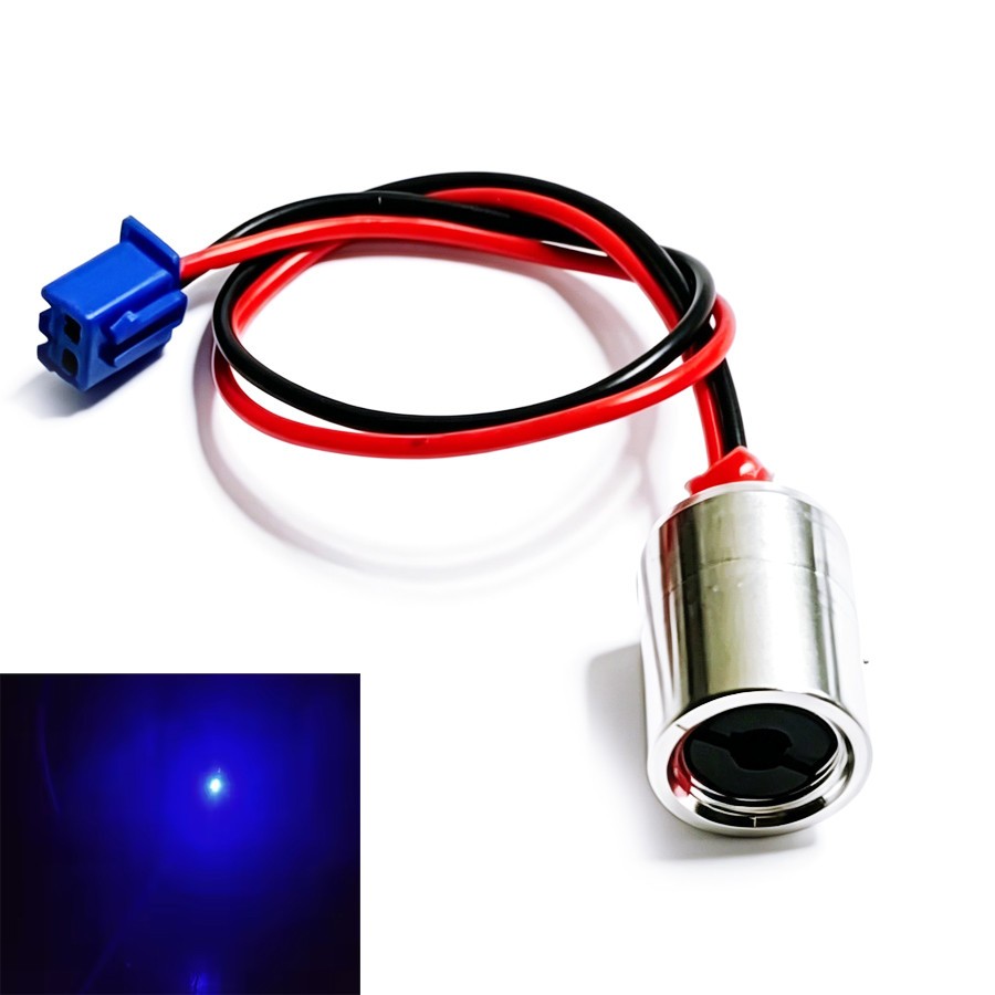 450nm 80mW Blue Dot Laser Module DIY Flashlight Stage Lighting Projection LED