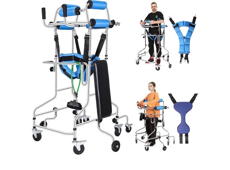 Adult Walker for Seniors Hemiplegia Rehabilitation Standing Frame,Anti Recline