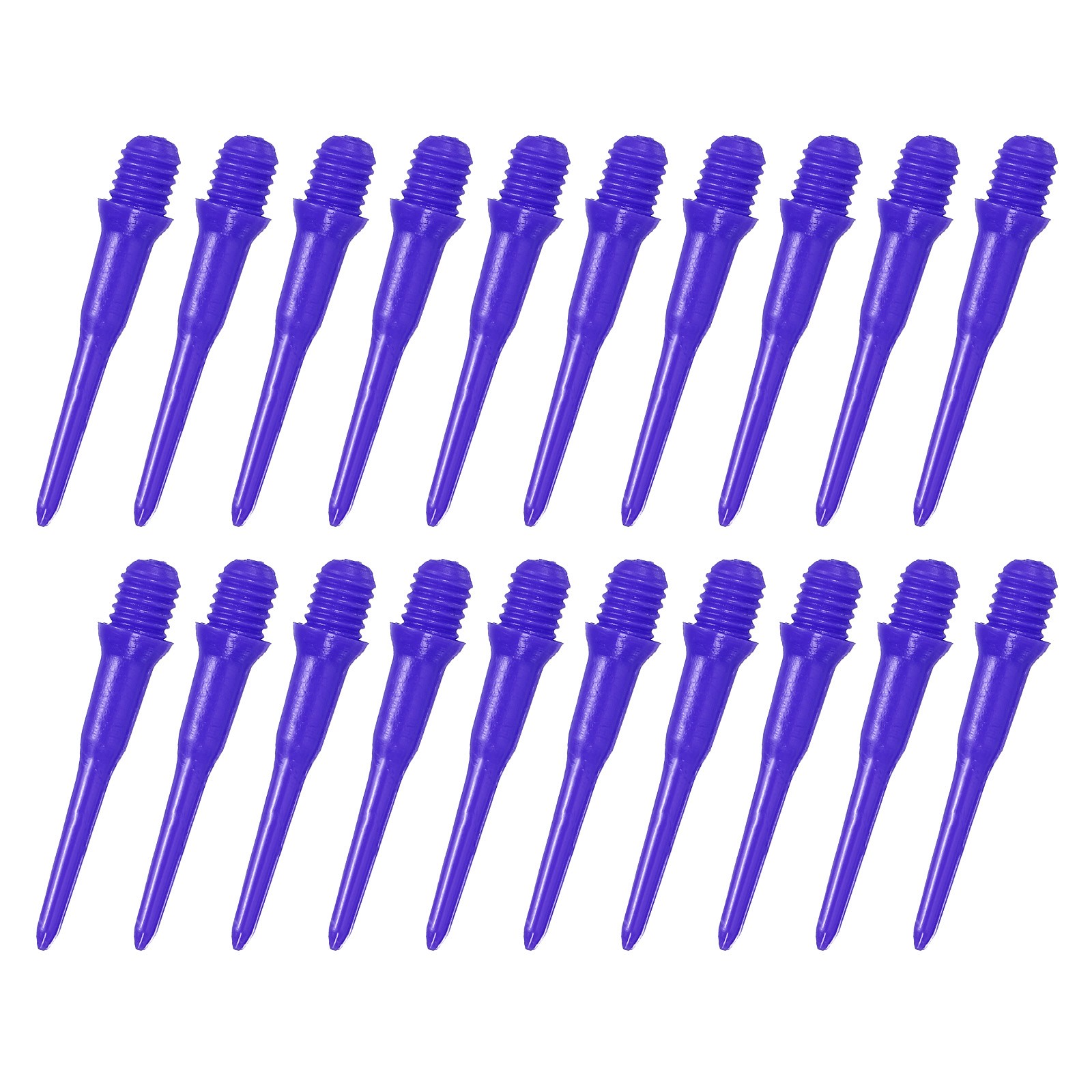 100Pcs Plastic Dart Tips,Game 2BA Thread Soft Darts Tip Blue