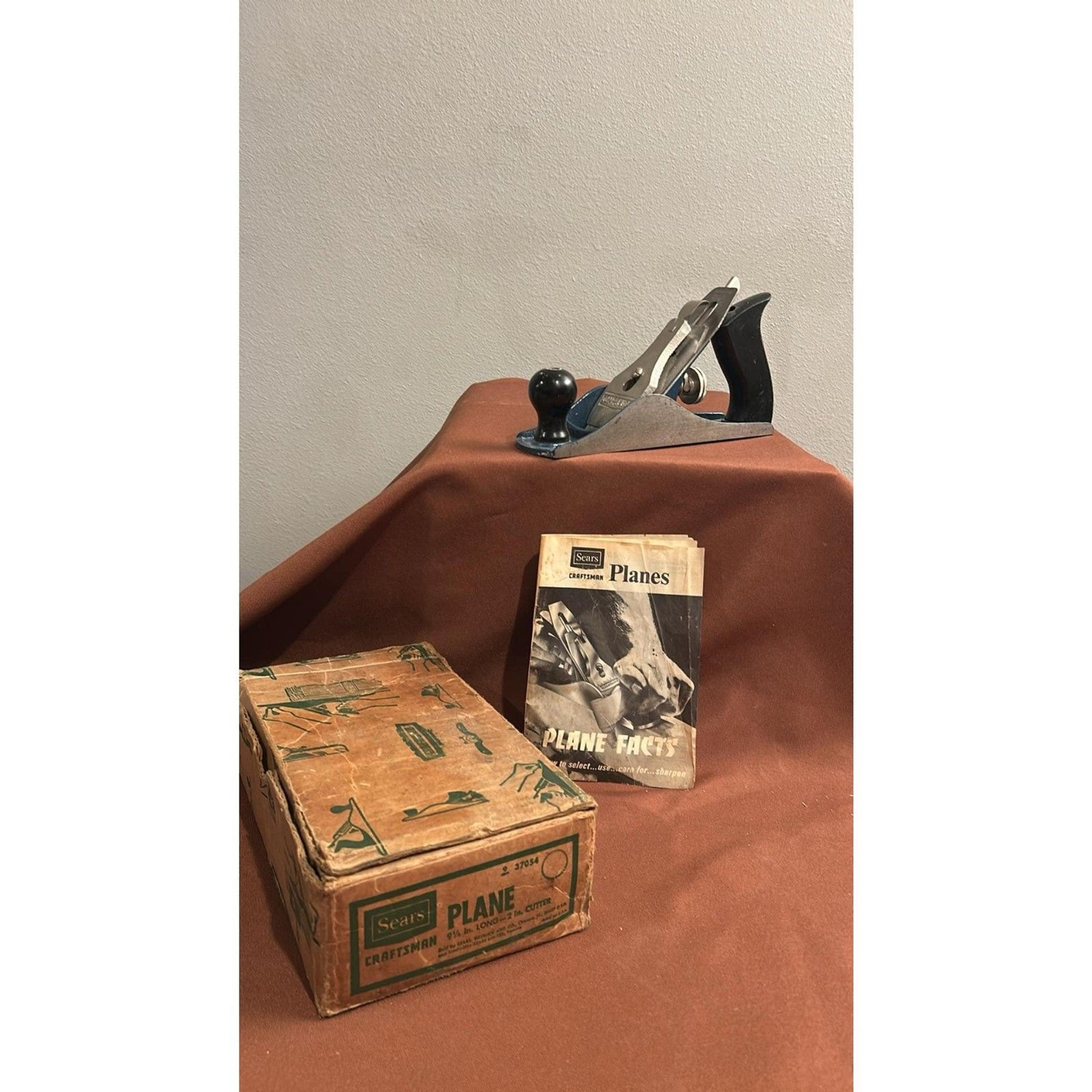 Vintage Companion Wood Plane Made in USA #37054  Sears