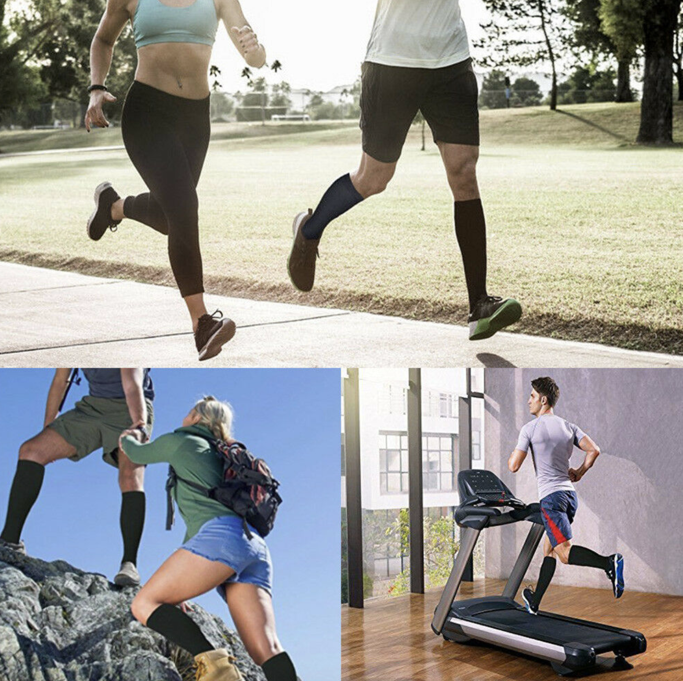 Compression Socks Pain Relief Calf Leg Foot Support Stocking Copper High
