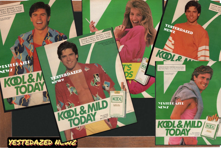 Lot of 5: 1988-1991 Print ad for  Kool cigarettes -  "Kool & Mild Today"