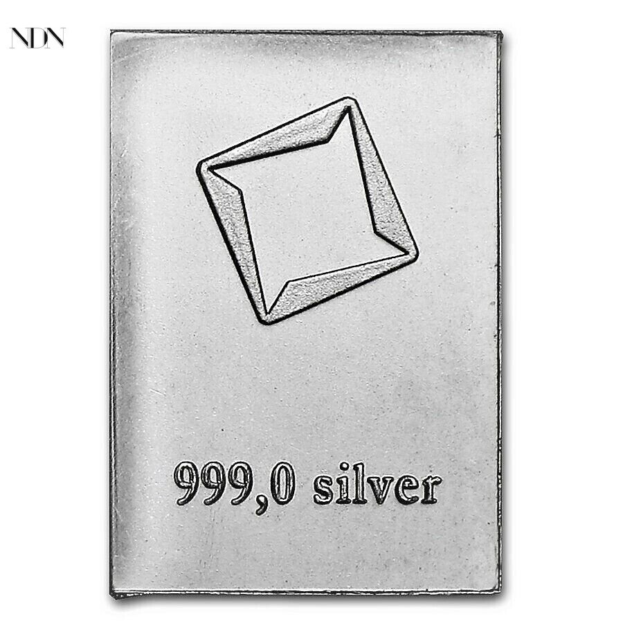 1 GRAM Valcambi Silver Bar- Gem - .999 Fine Silver - One Gram