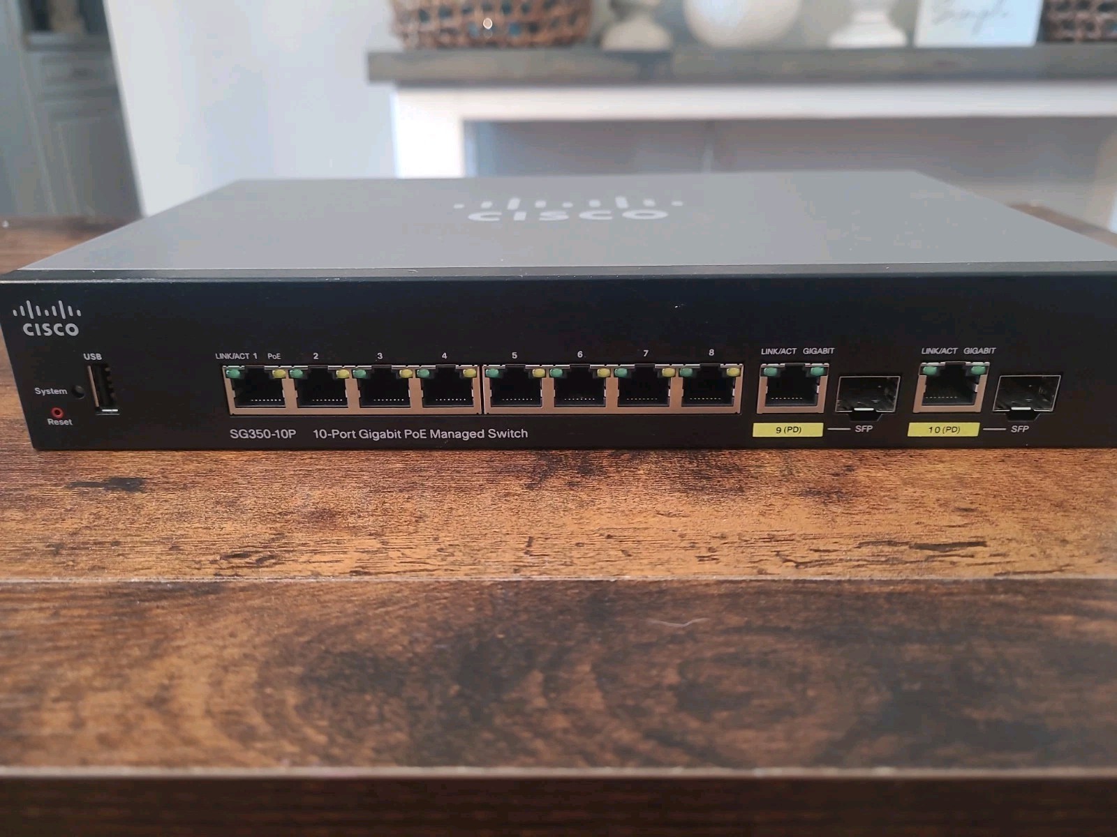 Cisco SG350-10P Managed Switch 10-Port