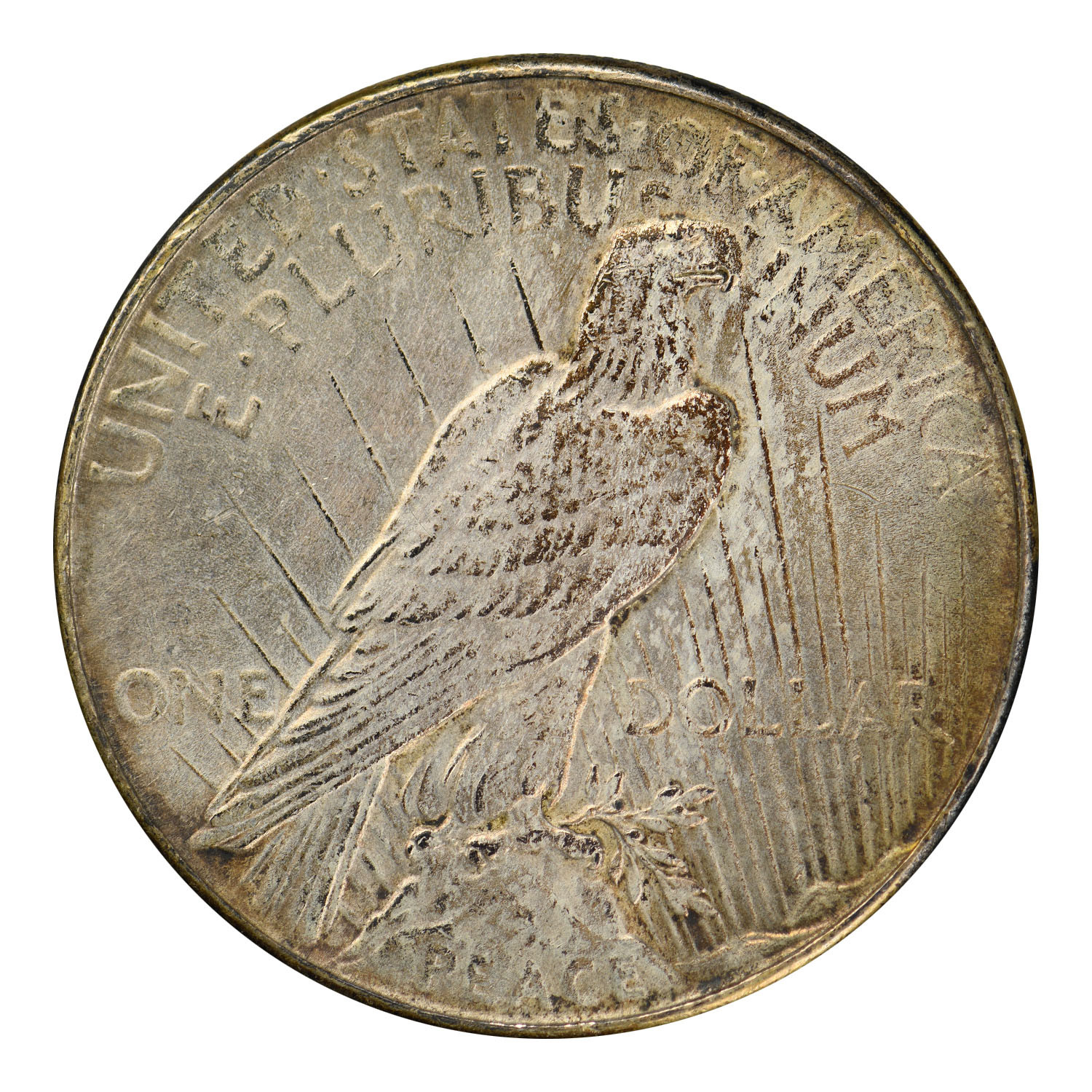 1935 Peace Dollar About Uncirculated Condition