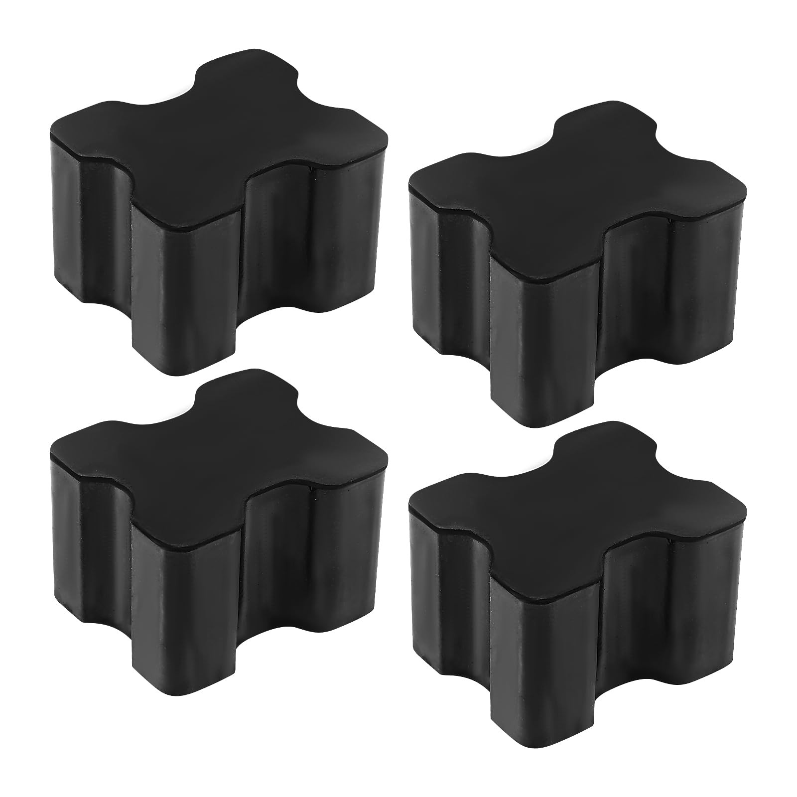 KVAEY 4 PCS Rubber Coil Spring Spacer Automotive Front Coil Spring Damping Ru...