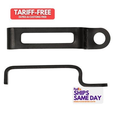 Wehrs Machine WM15, 2 Pack Black Aluminum Spark Plug Wire Keepers Pair Performan