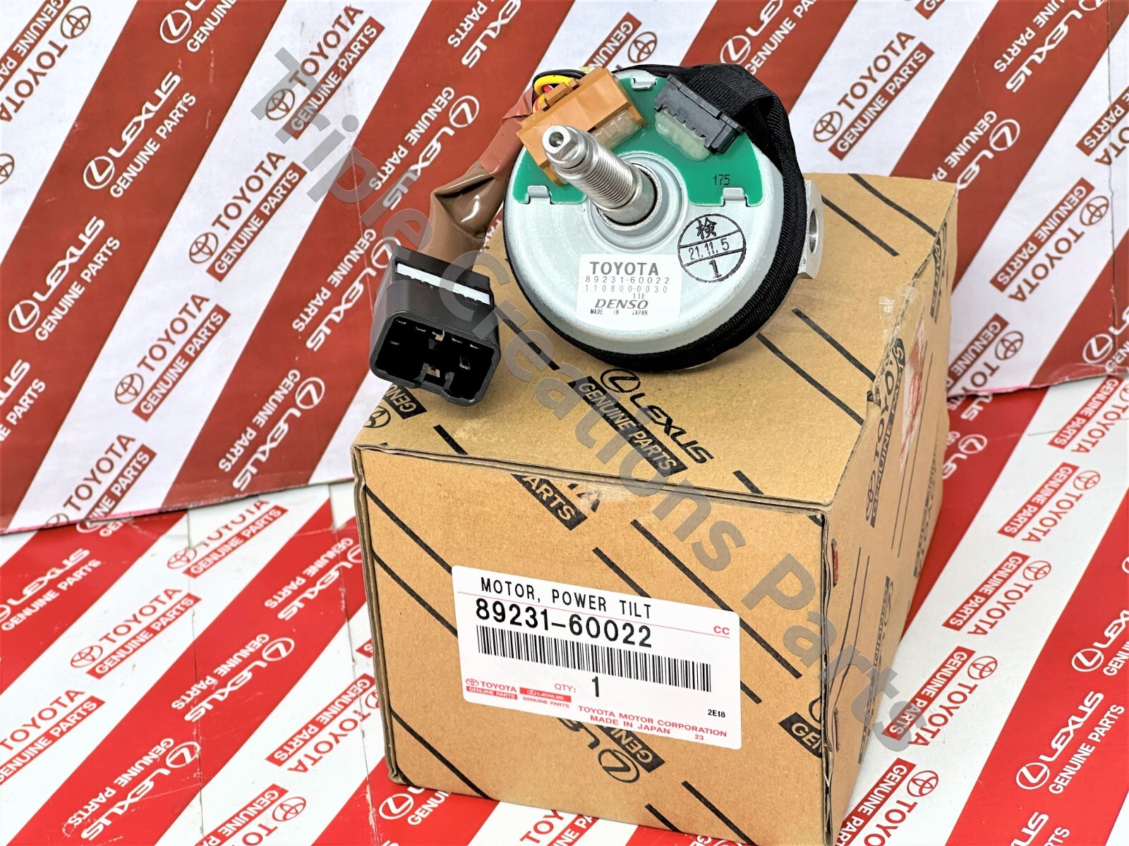 89231-60022 Genuine Toyota Lexus Land Cruiser LX470 New Power Tilt Motor OEM