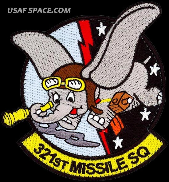 USAF 321st MISSILE SQUADRON -Minuteman III- Warren AFB, WY - AIR FORCE VEL PATCH