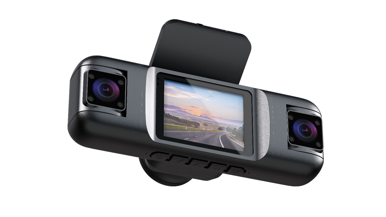Car Dash Cam Loop Recording G-Sensor Night Vision 4 Channel Driving Camera